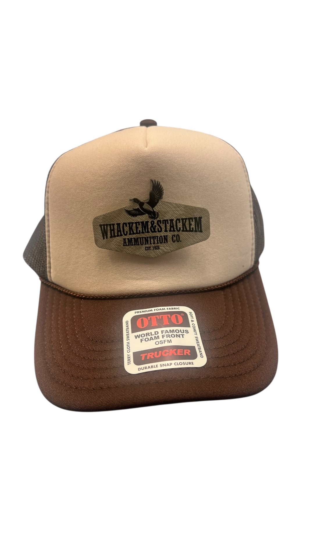 Leatherette Wackem and Stackem Iron on Patch