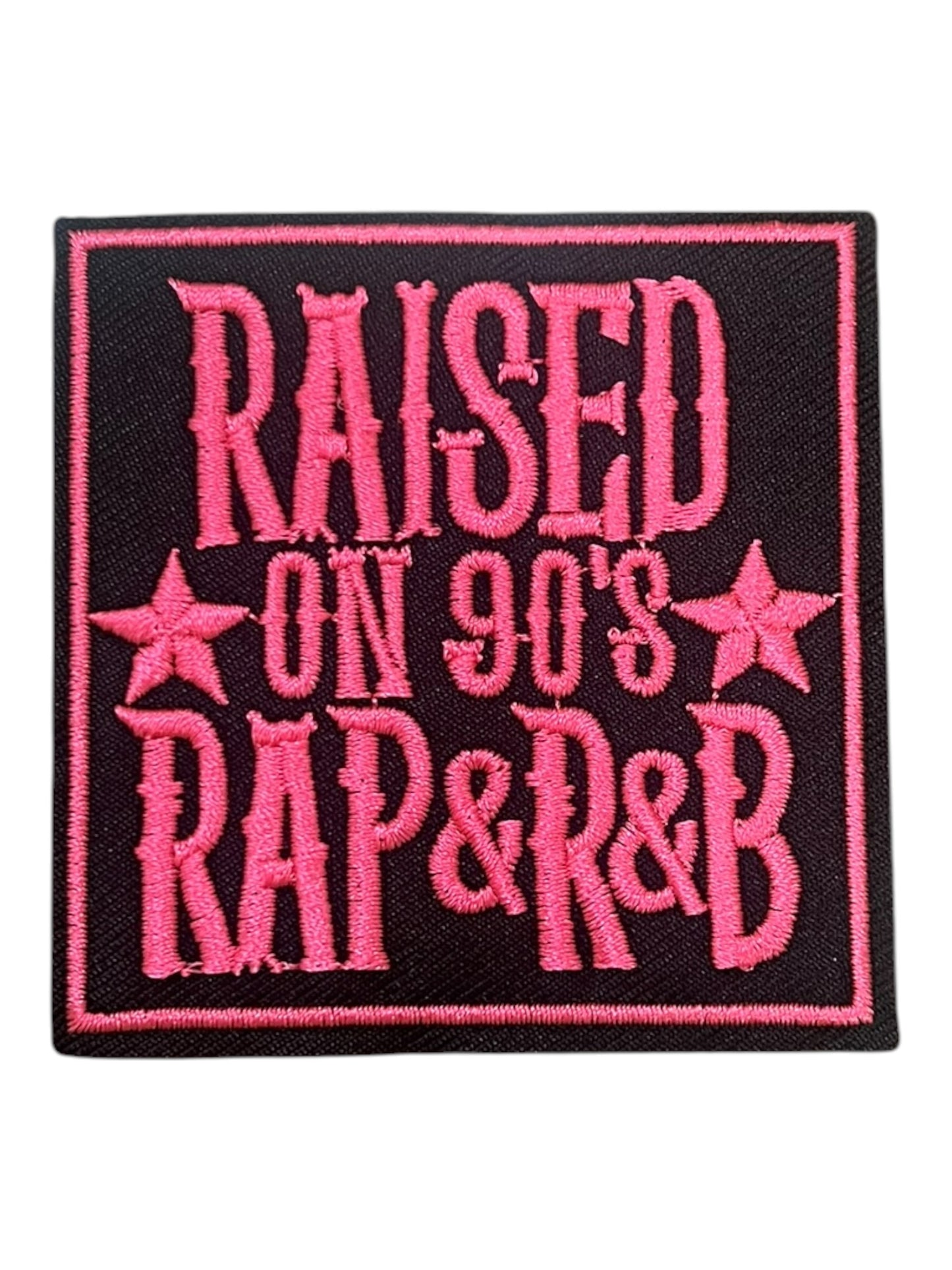 Raised on 90’s Rap & R&B hot pink and black