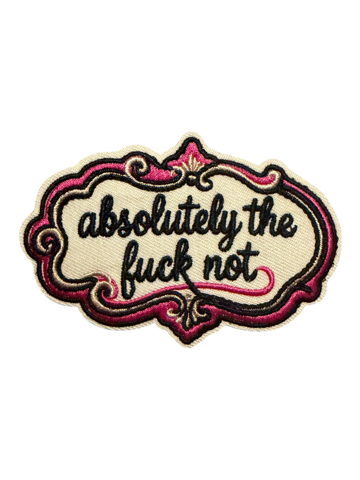 Absolutely the fuck not