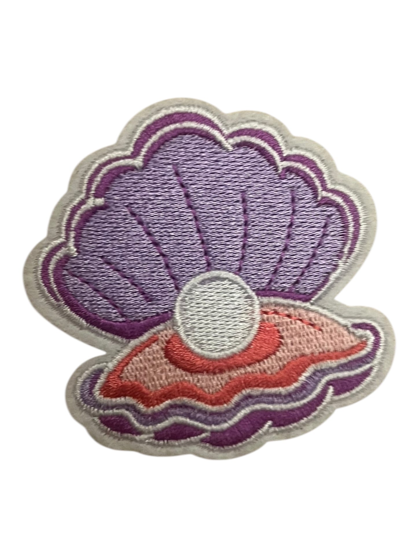Purple pink seashell