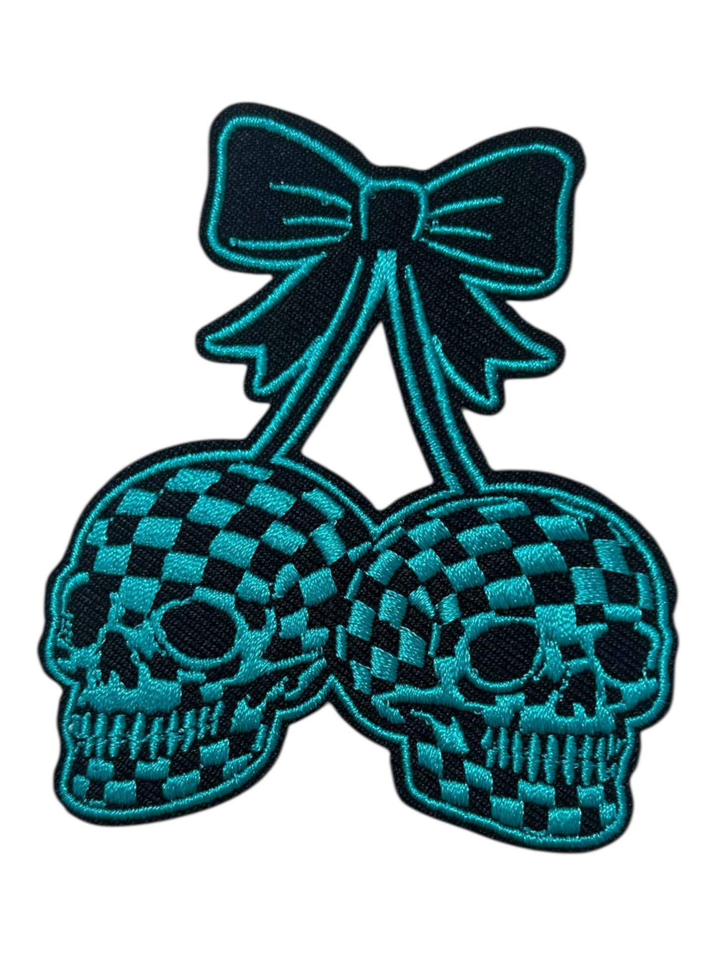 Checkered Skelly head cherries