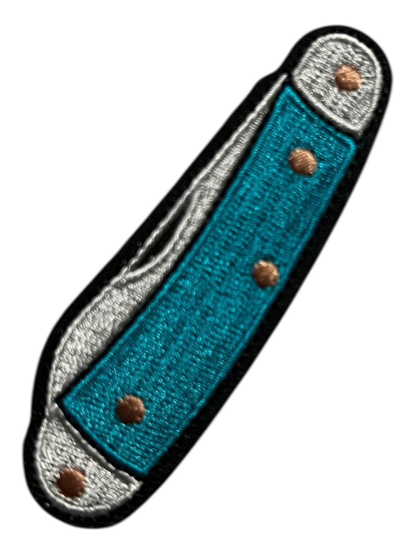 Pocket knife teal