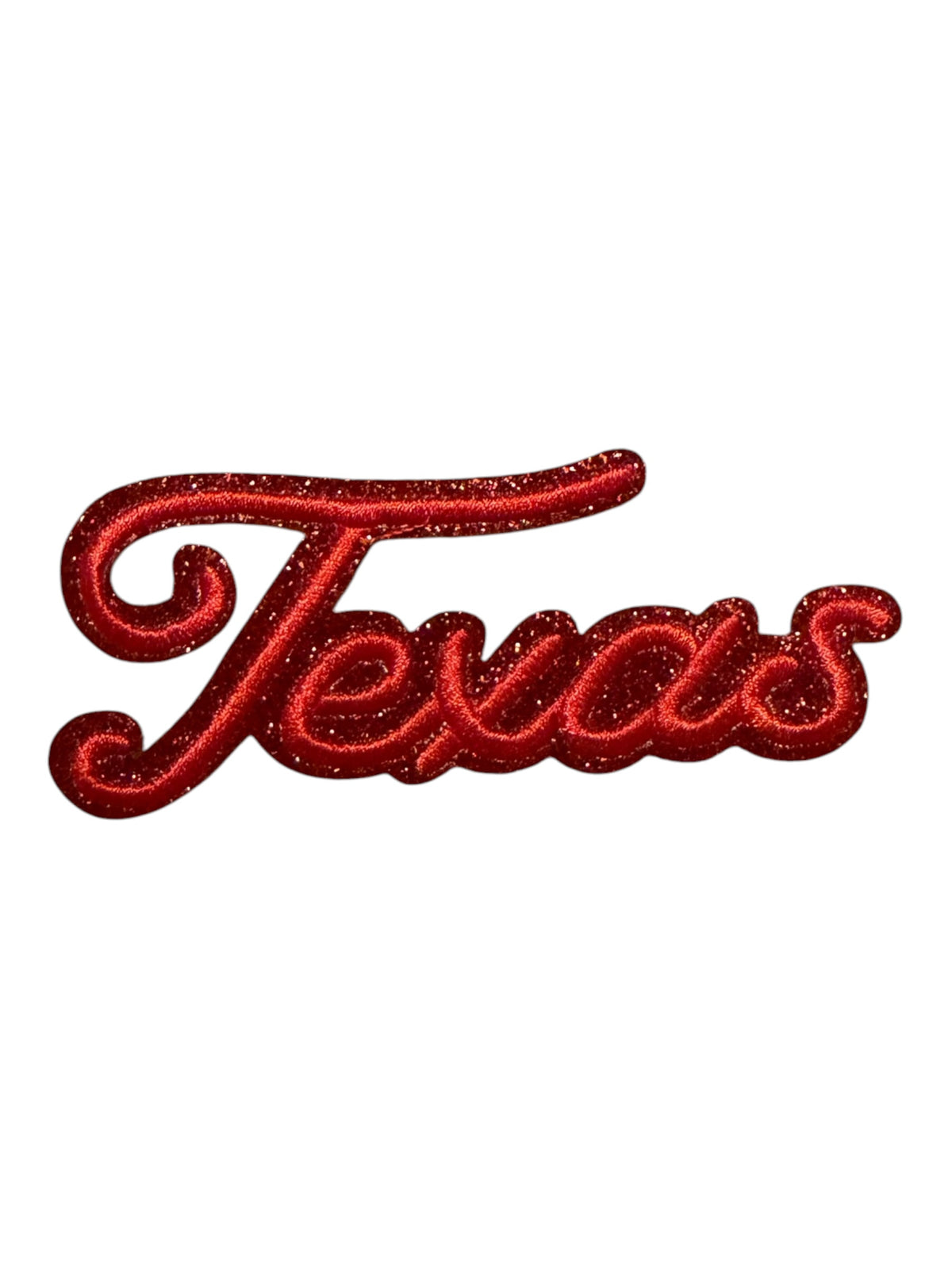 Texas red glitter
