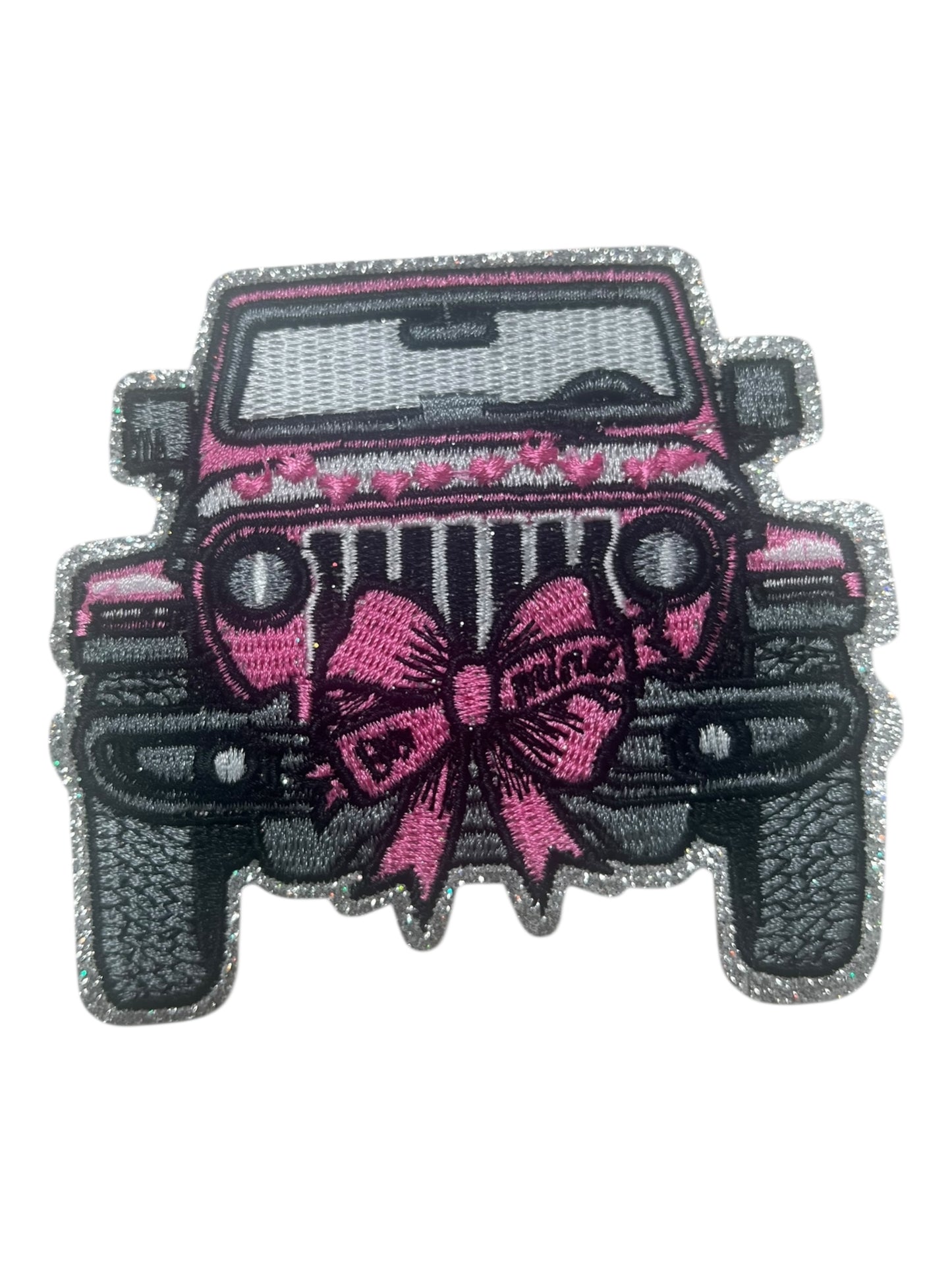 Off road pink with a bow
