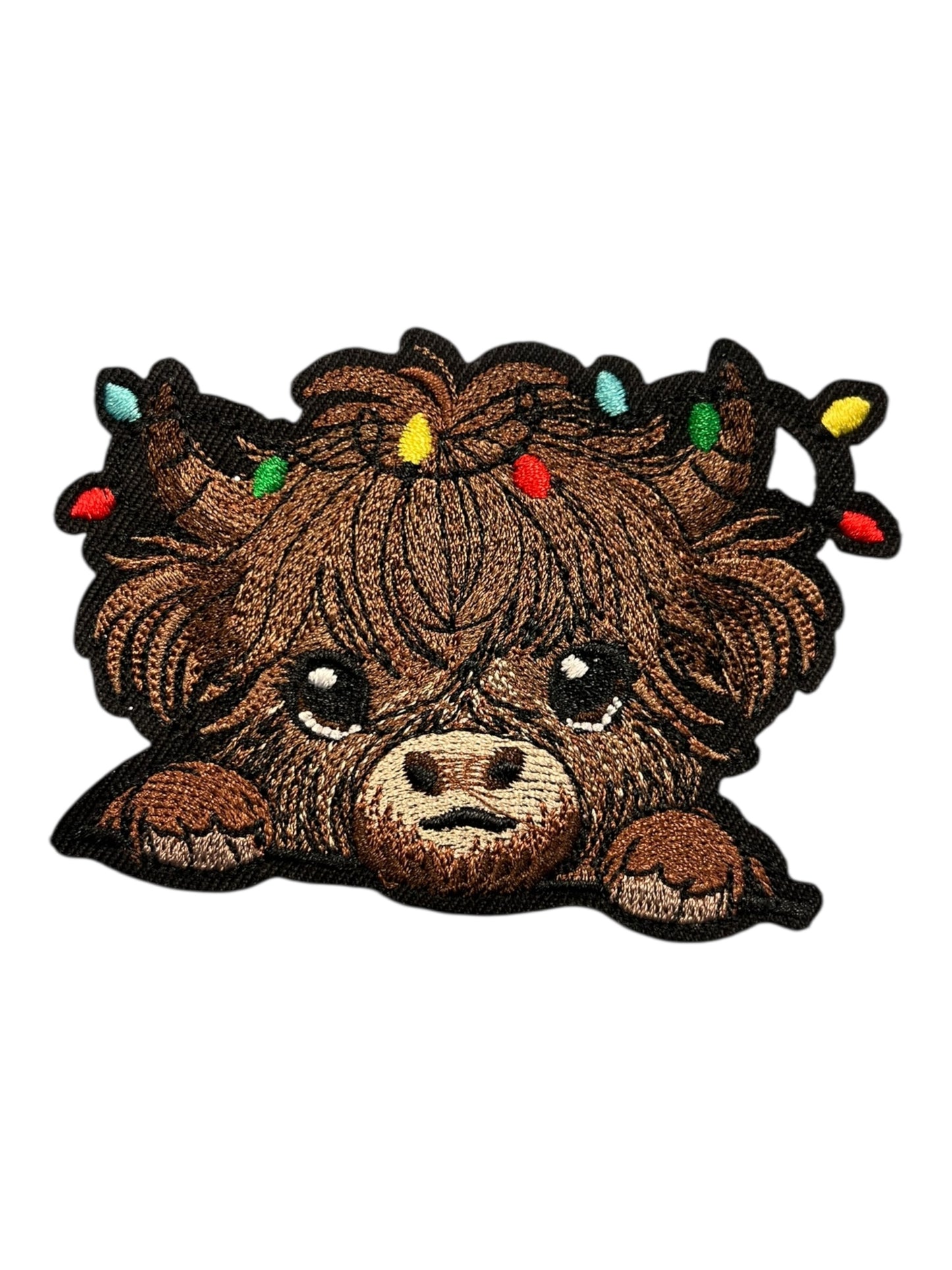 Cow with lights