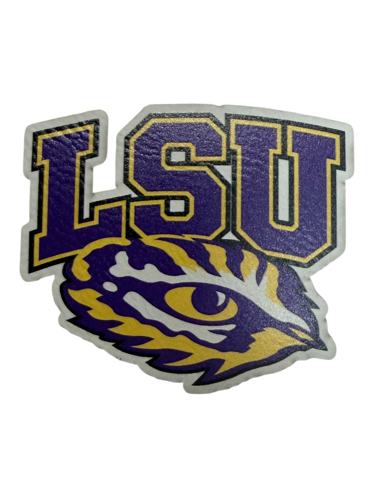 Tigers eye. Leatherette adhesive back patch
