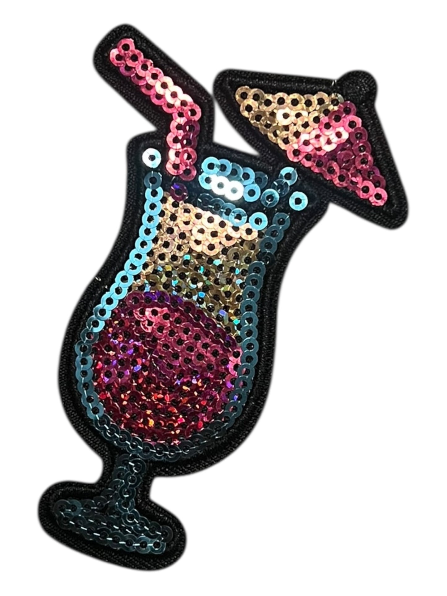 Sequin umbrella drink