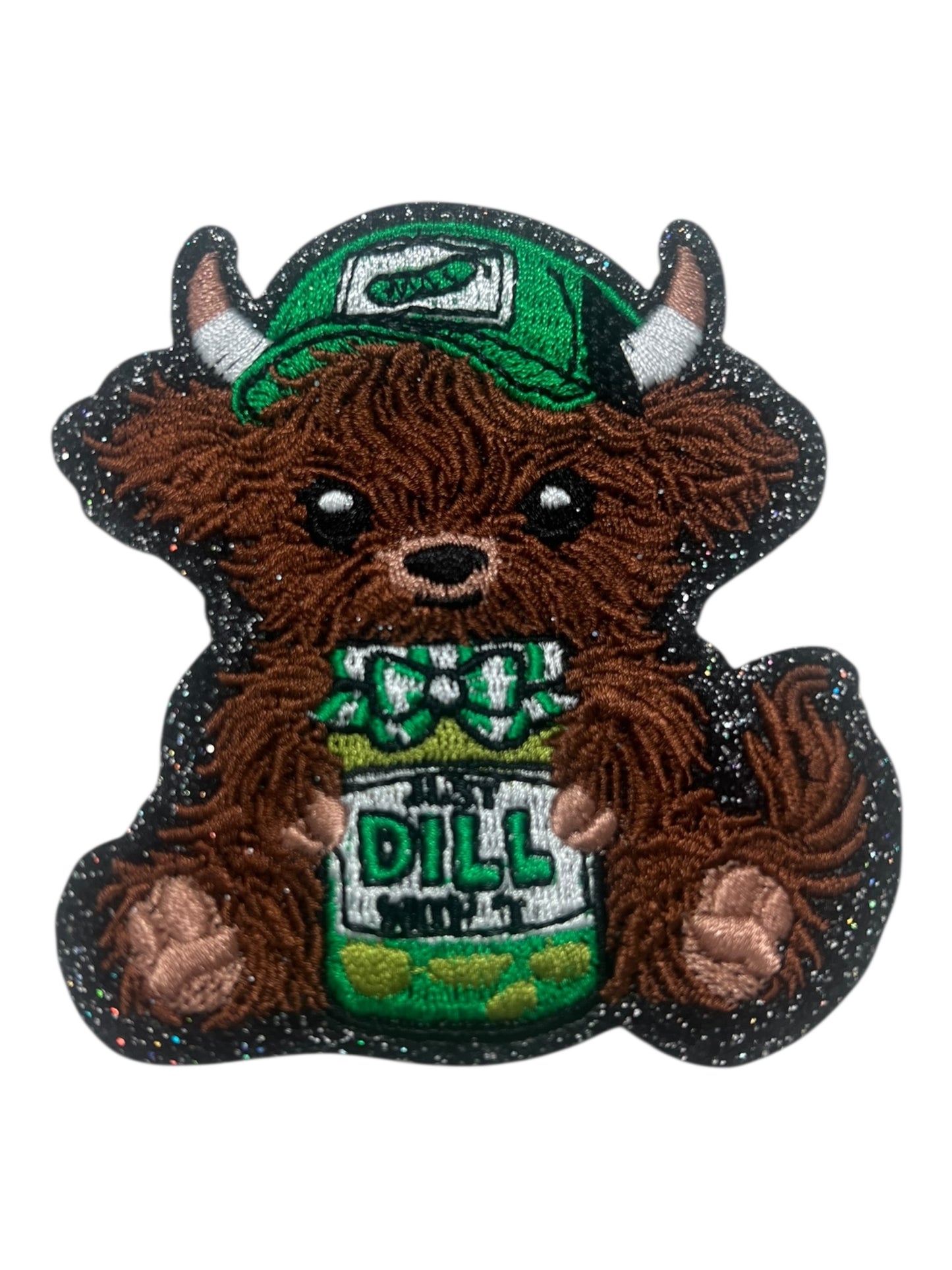 Cow with pickle jar