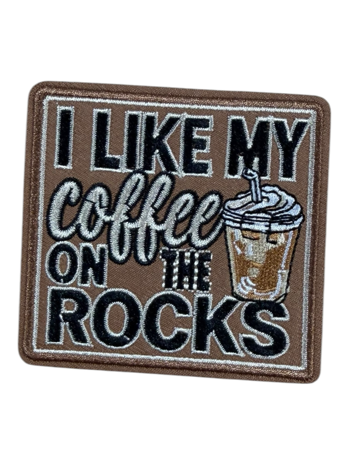 I like my coffee on the rocks
