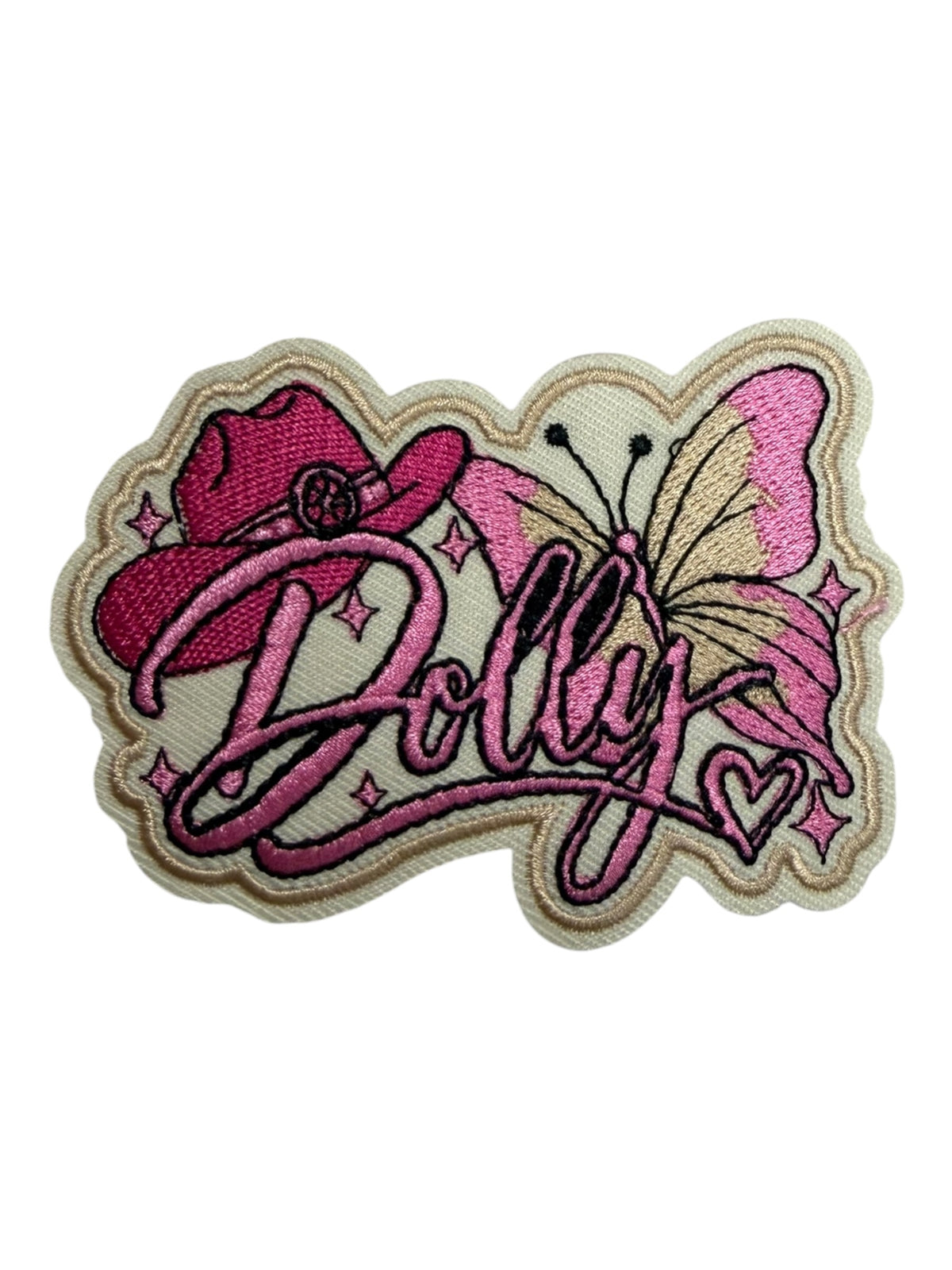 Dolly pink hat and butterfly