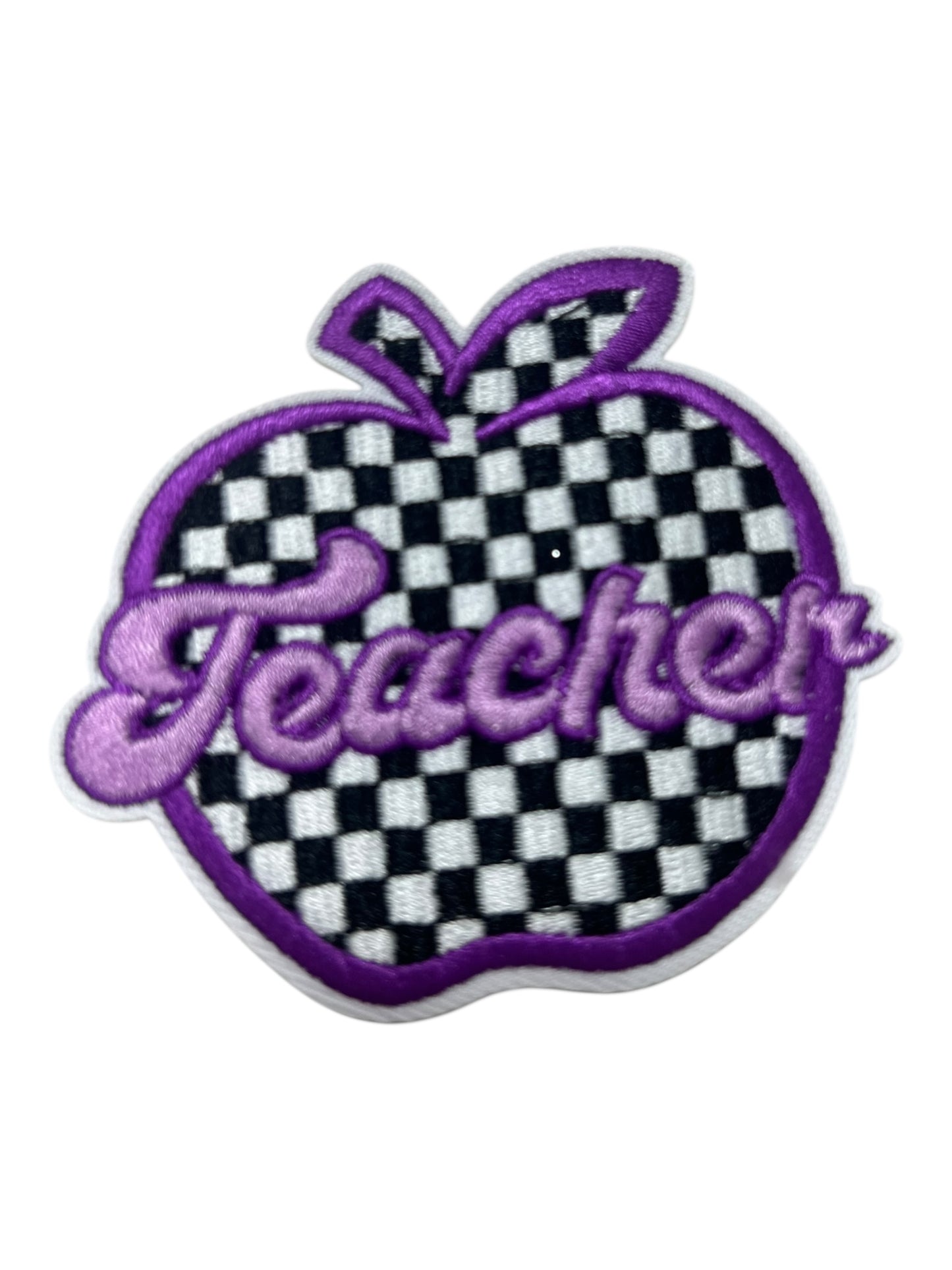 Teacher apple purple
