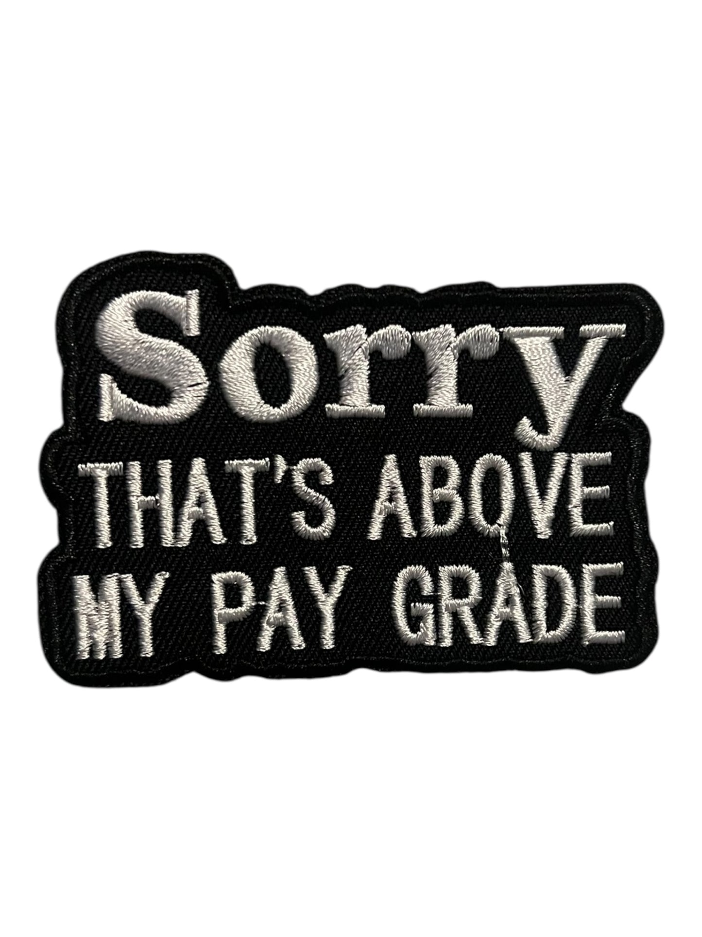 Sorry that’s above my pay grade