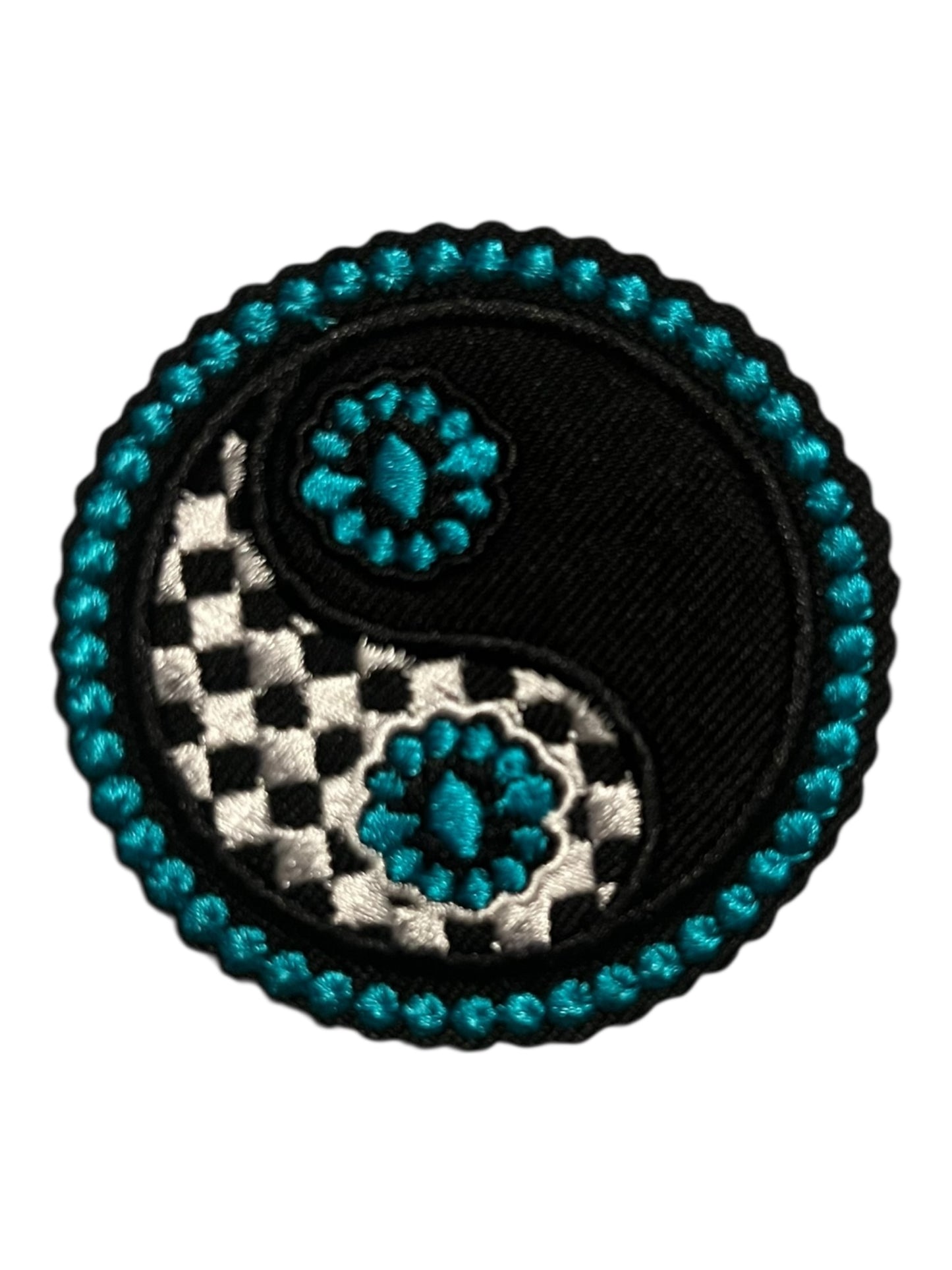Turquoise ying yang