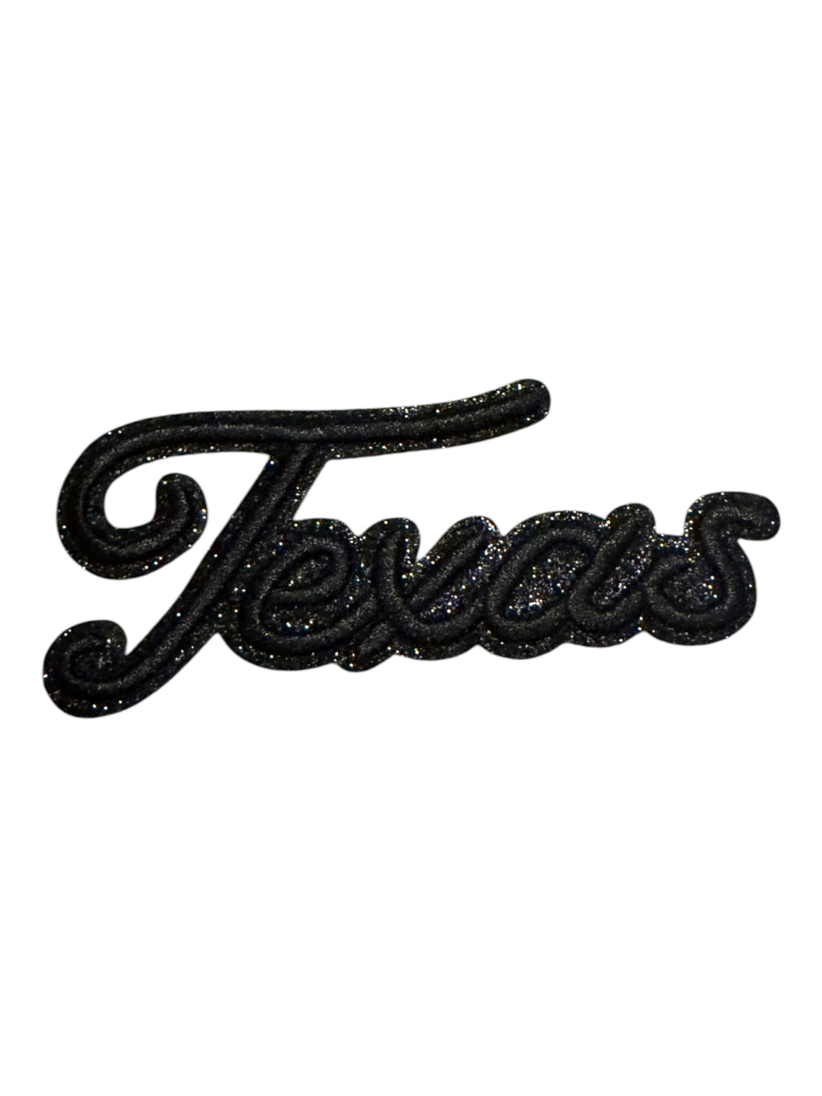 Texas black glitter
