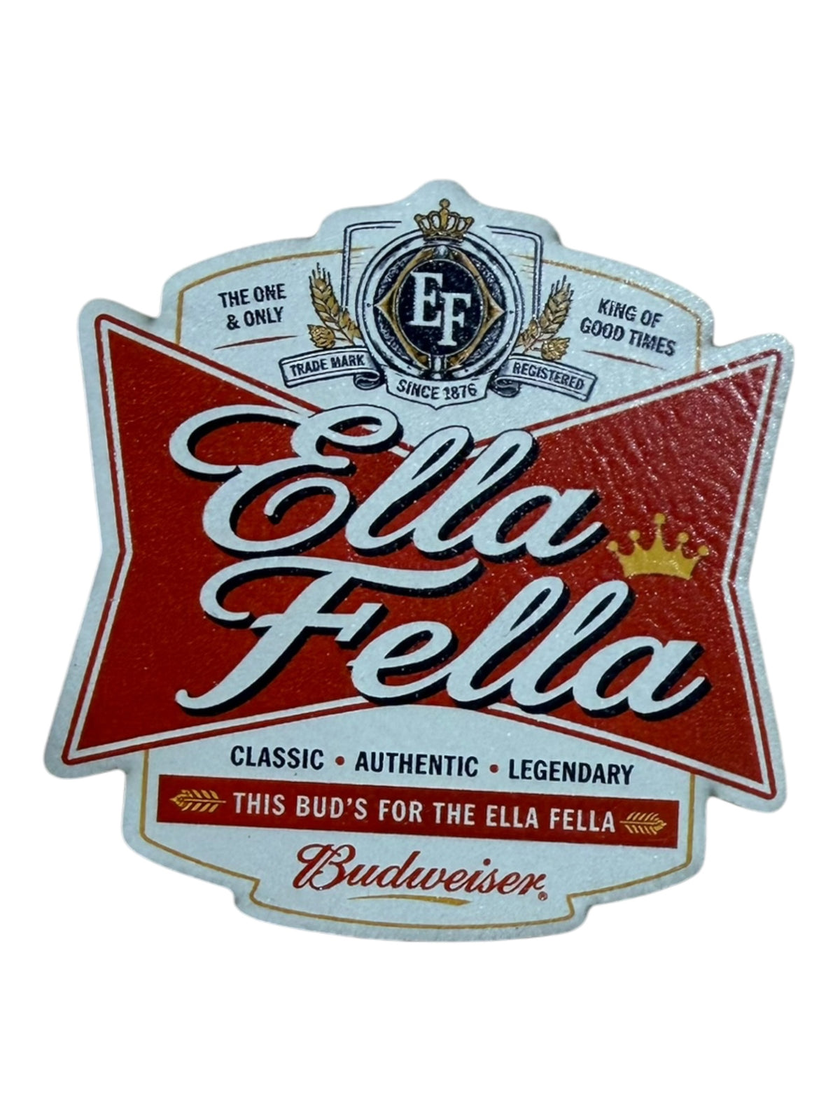 Ella Fella leatherette red