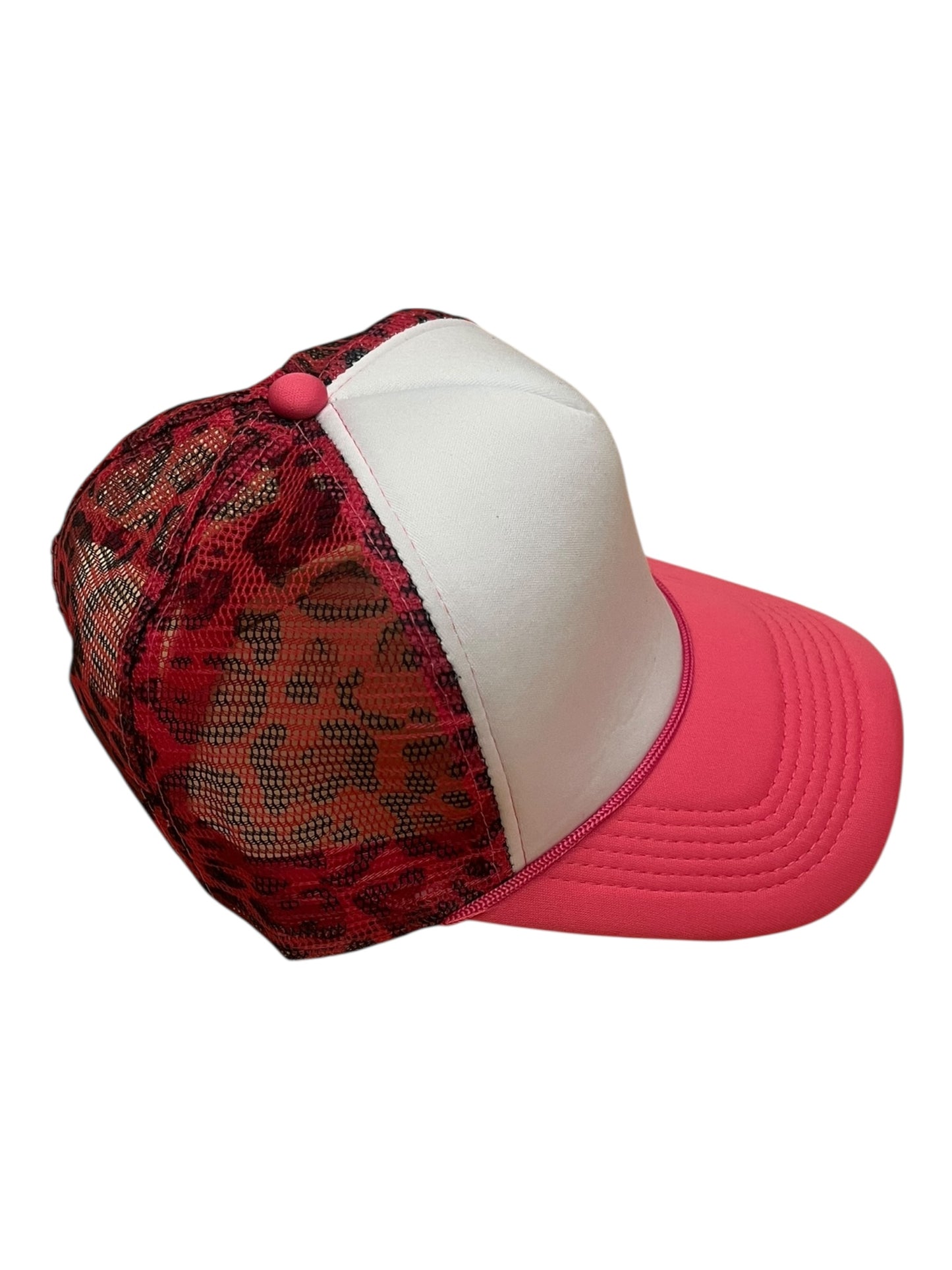 White and pink w/ leopard pink black print