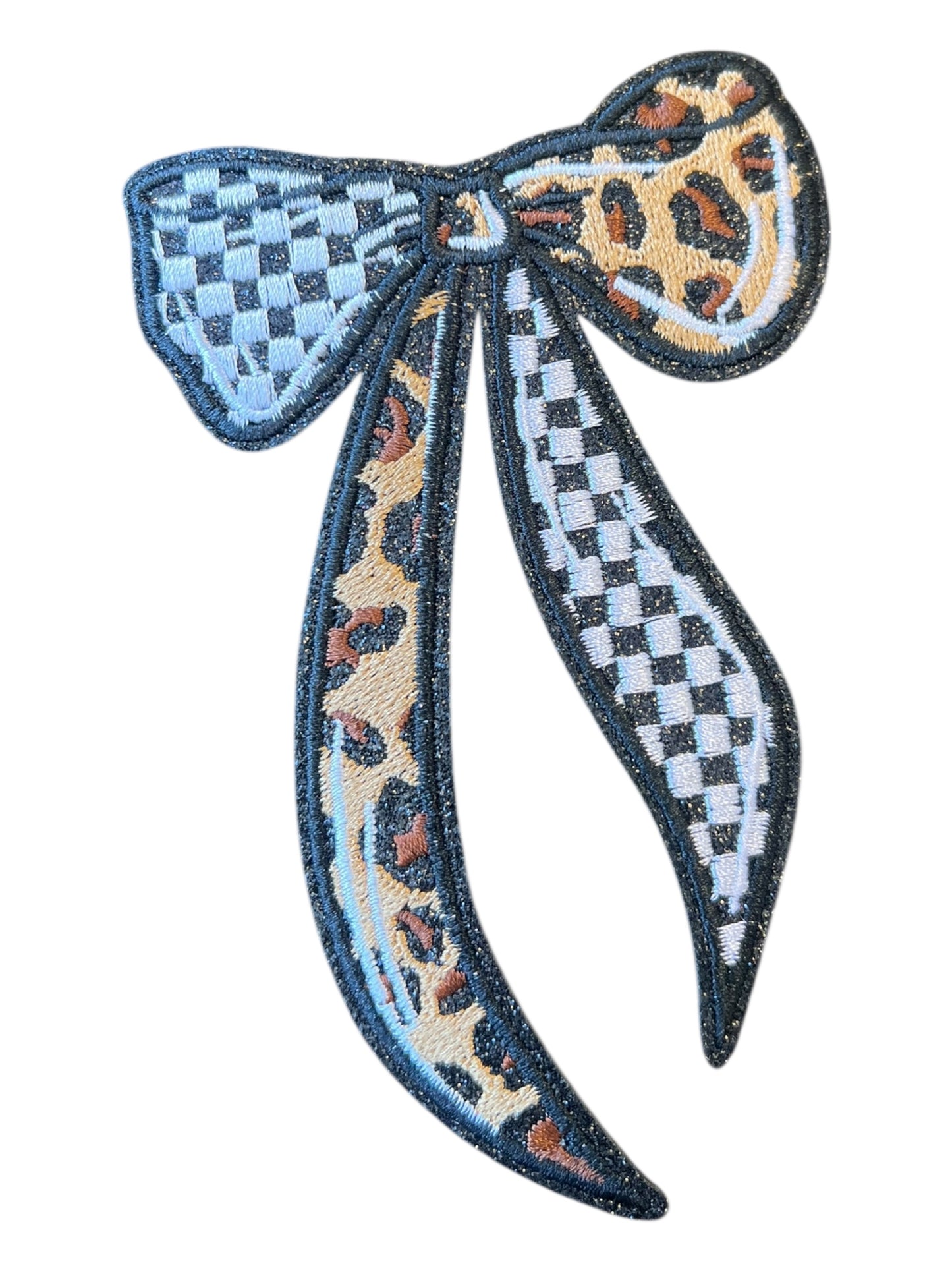 Leopard and Checkered bow