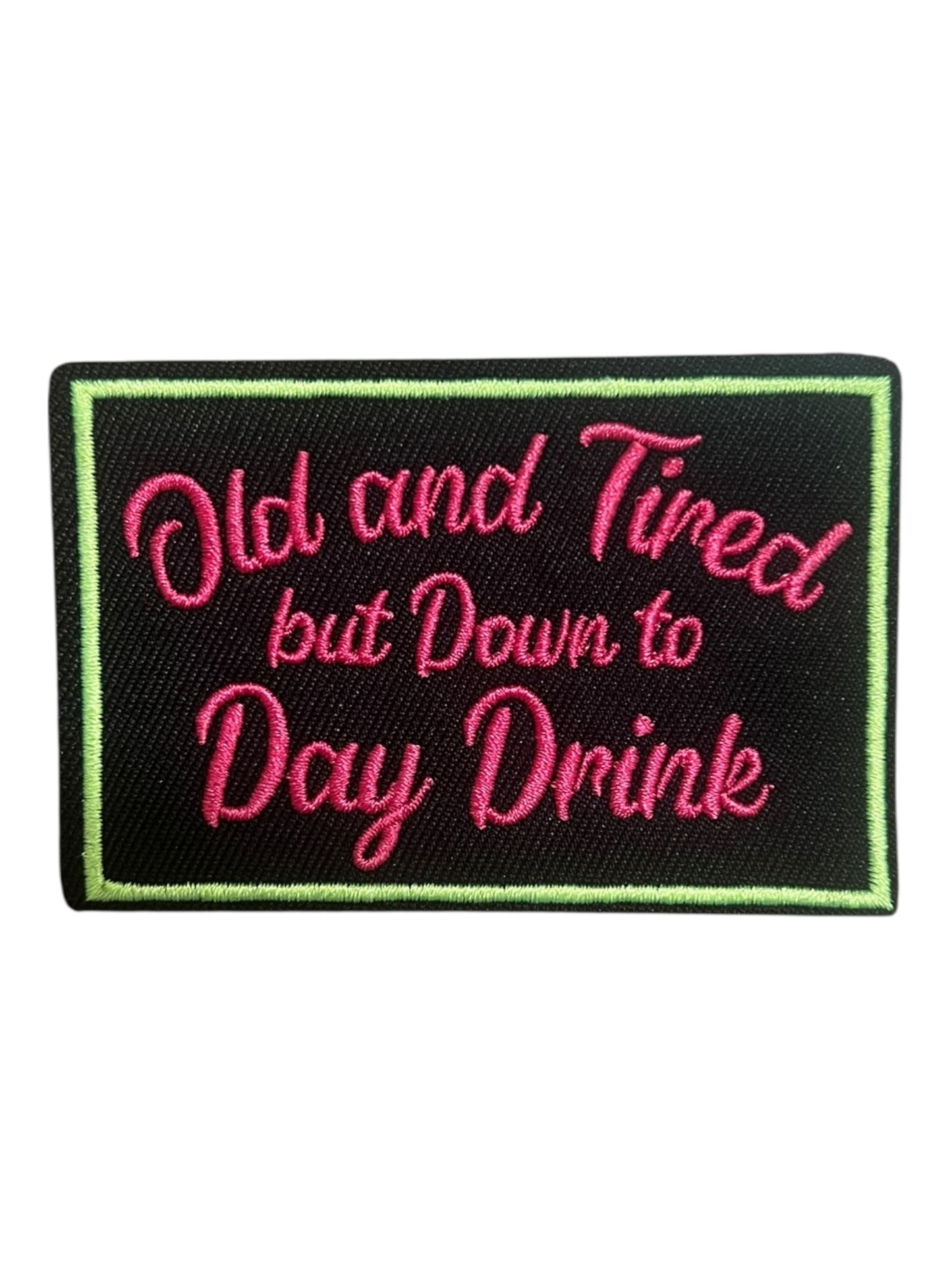 Old and tired but down to day drink lime outline