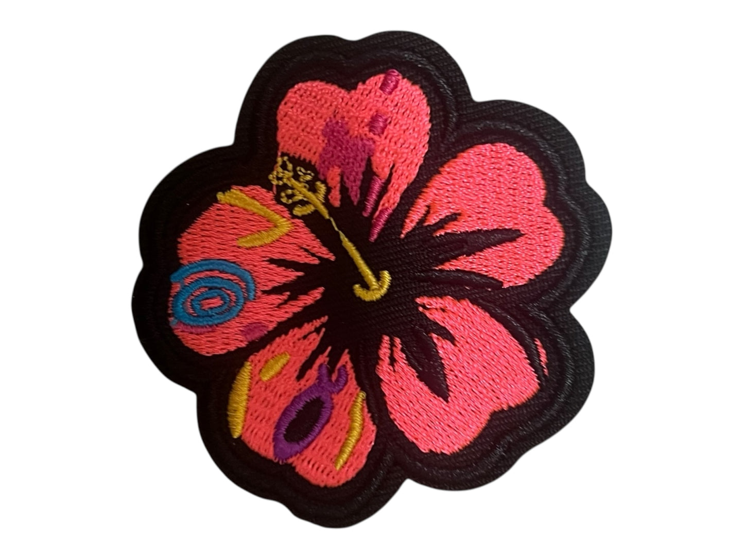 Pink flower with navy online