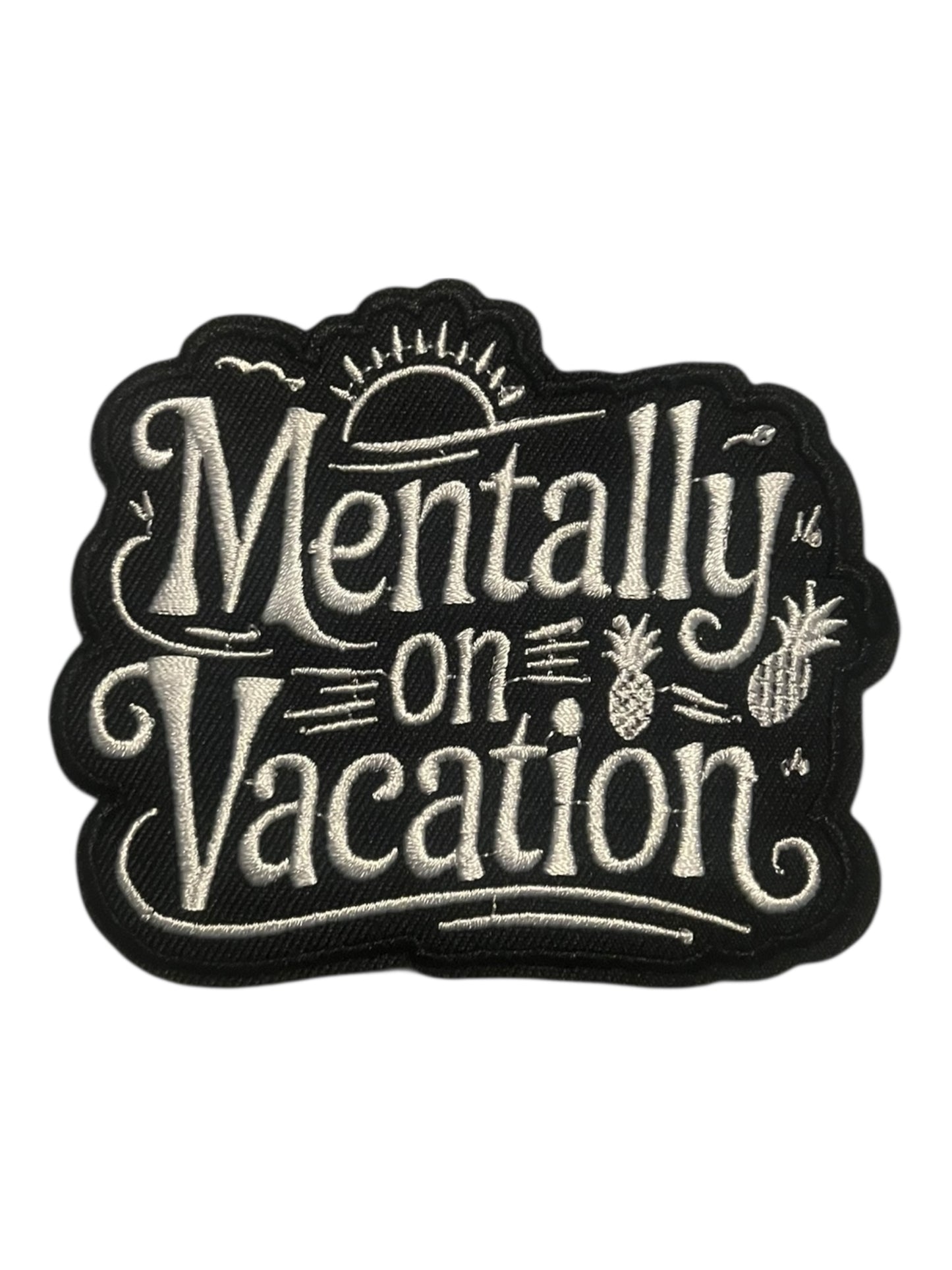 Mentally on vacation black