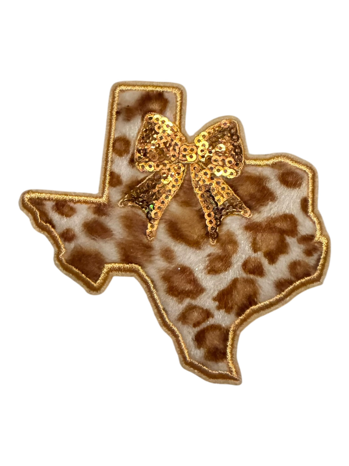 Yellow gold leopard state of Texas