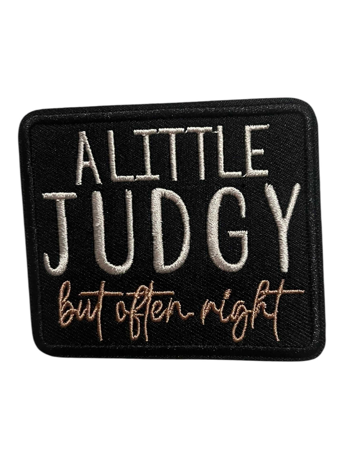 A little Judgy but often right