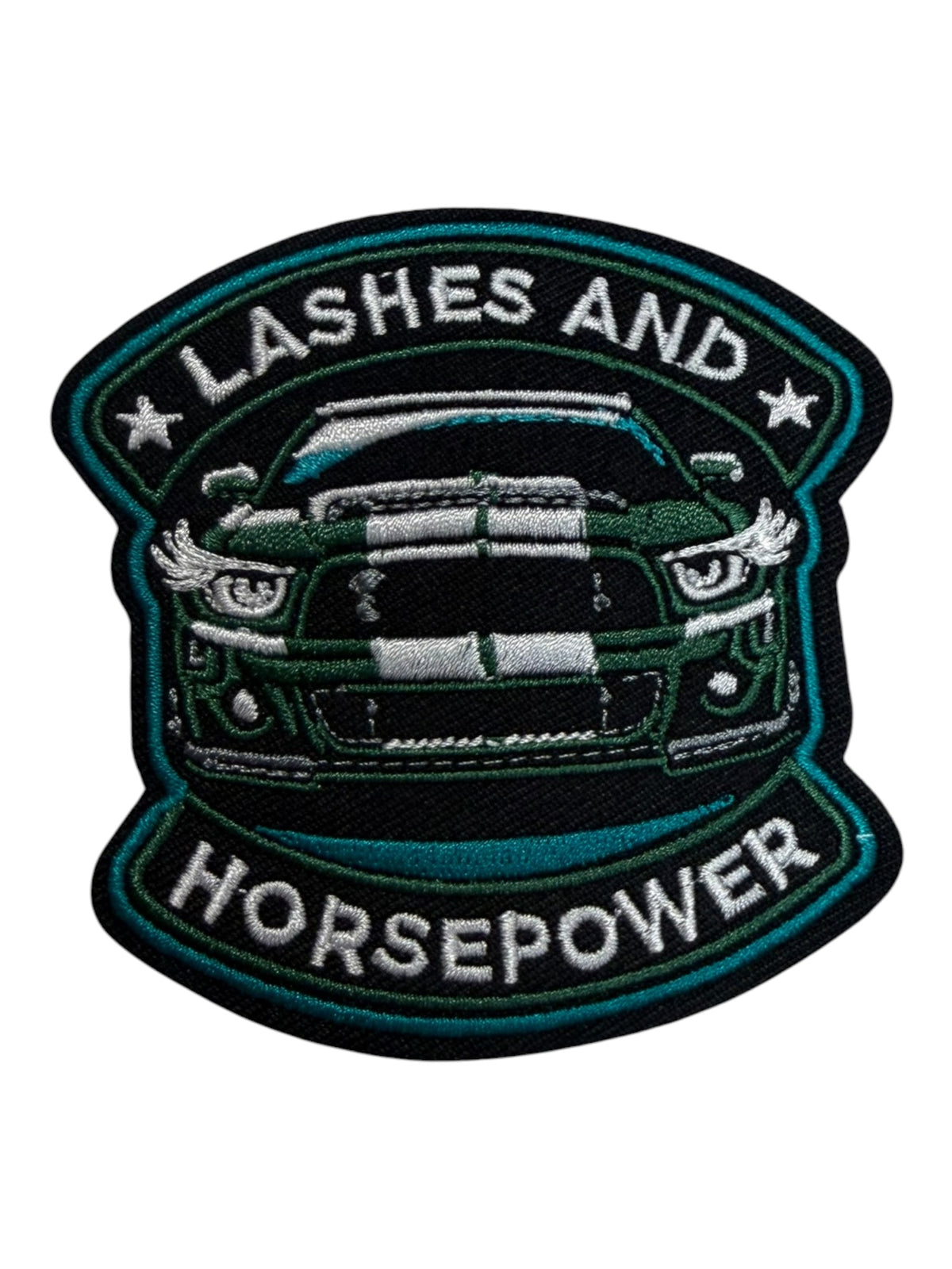 Lashes and horsepower turquoise