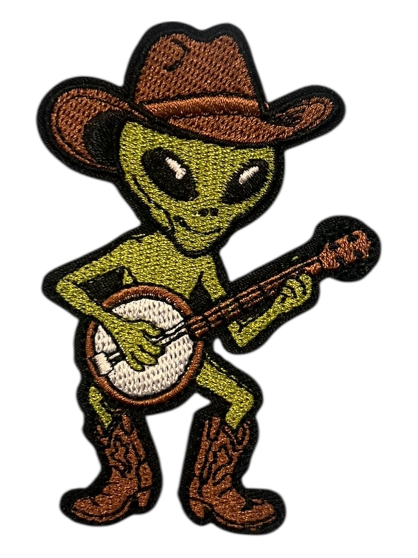 Alien with banjo