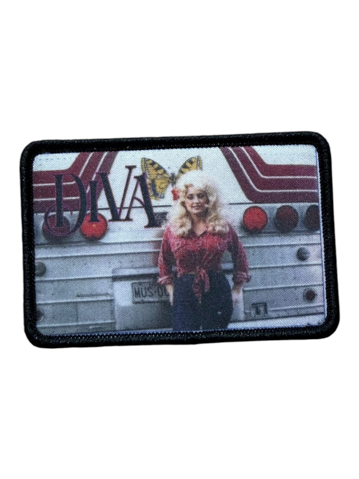 Dolly diva sublimation patch