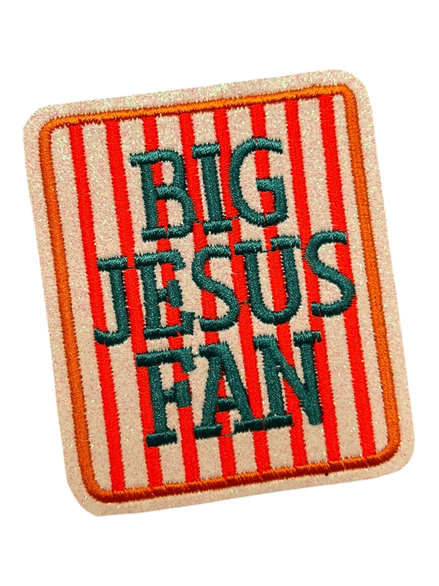 Big Jesus Fan Orange