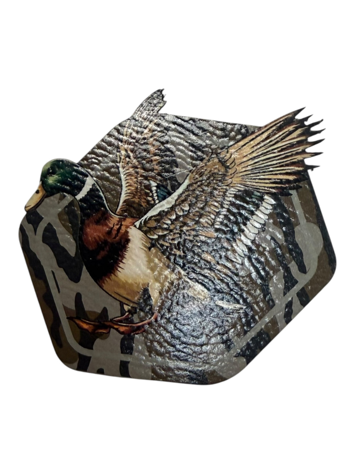 Camo duck leatherette
