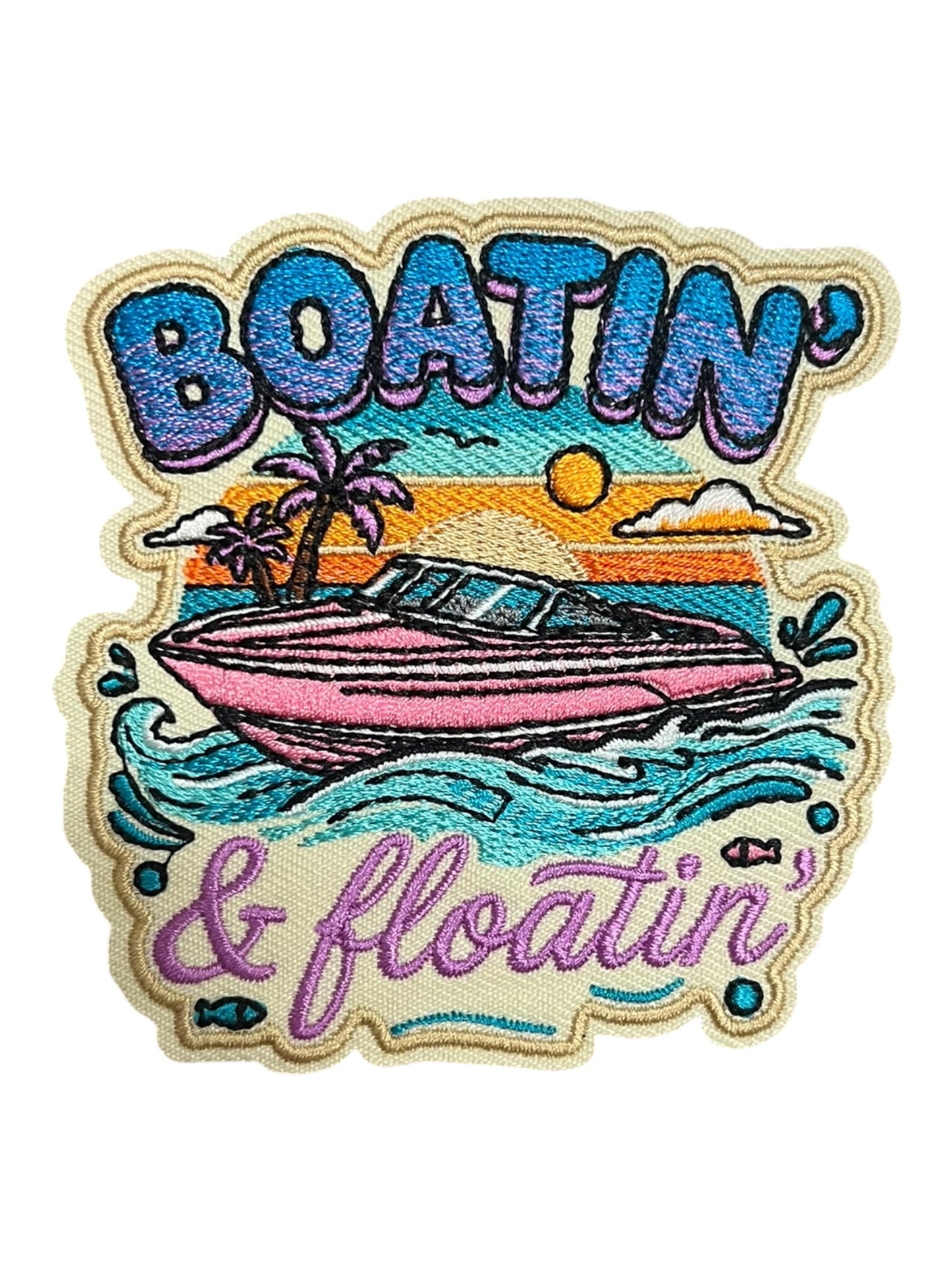 Boatin and floatin boat scene