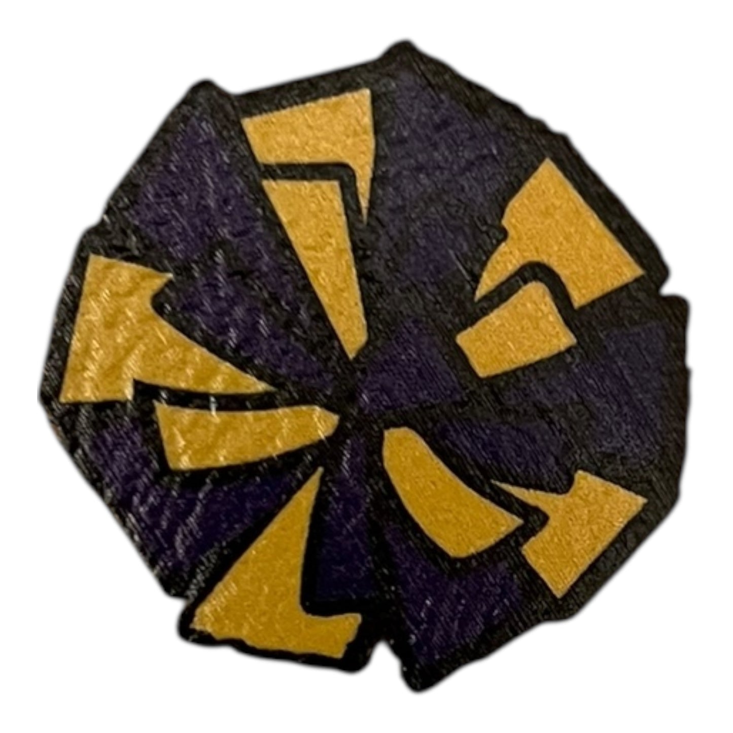 Leatherette 1” Pom Pom Iron on Patch