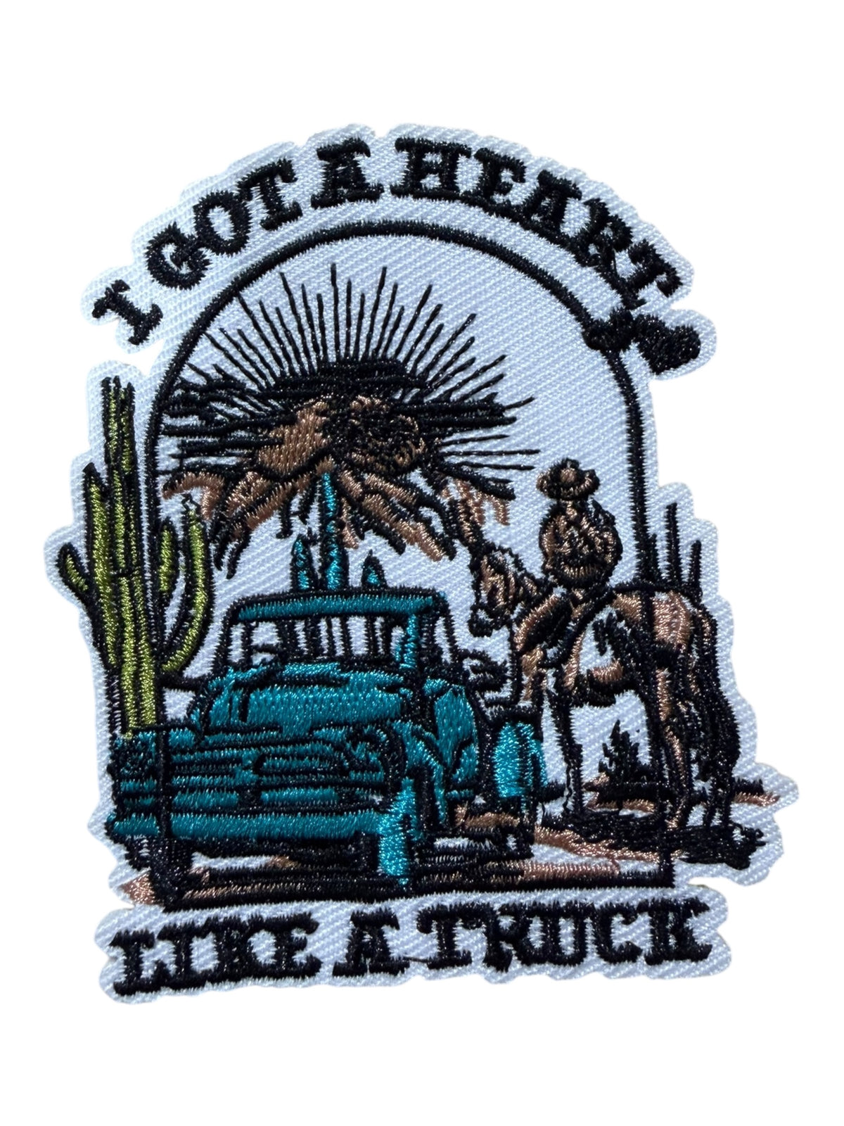 I Got a Heart Like a Truck, Turquoise Truck & Cowboy