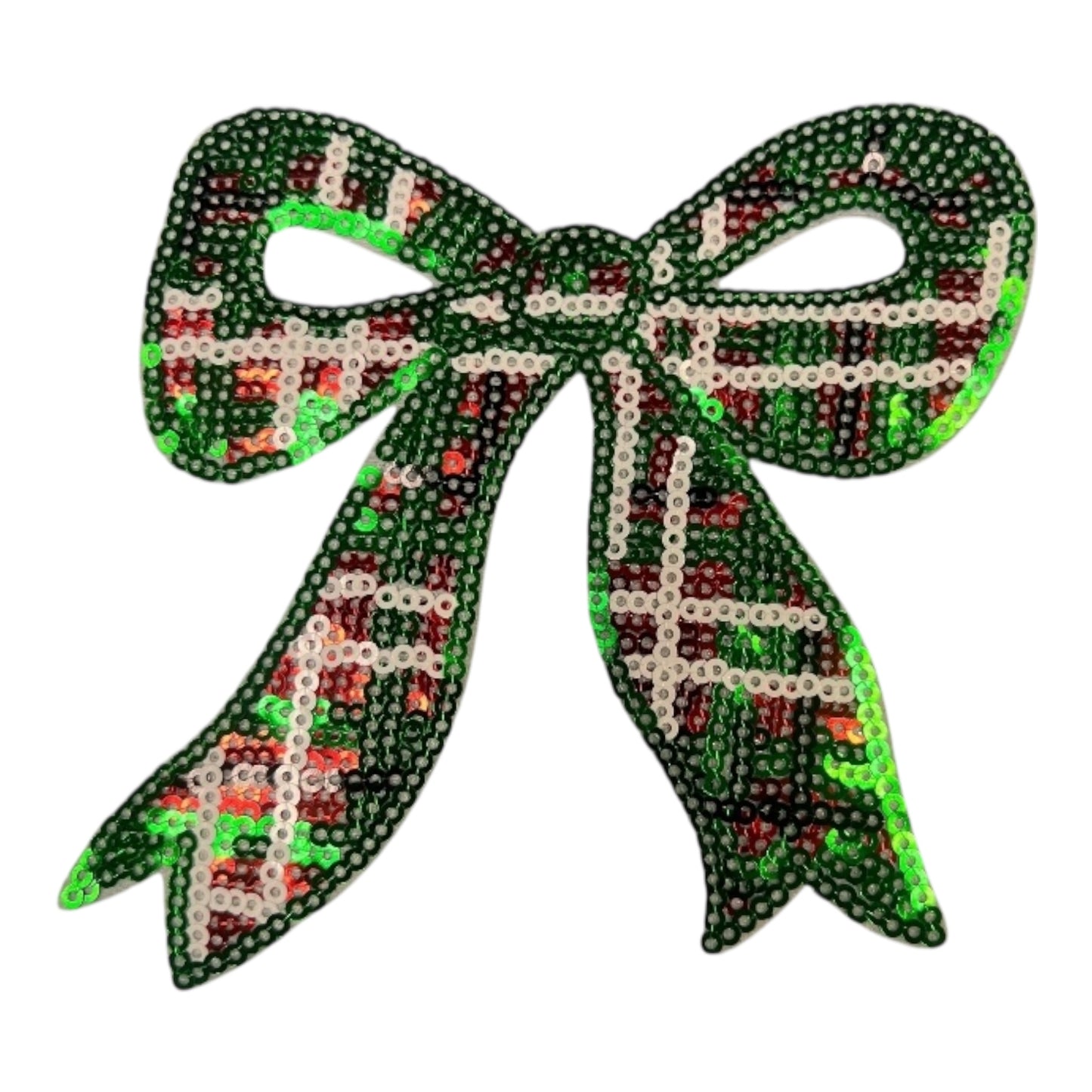 Sequin Christmas Ribbon Iron on Patch