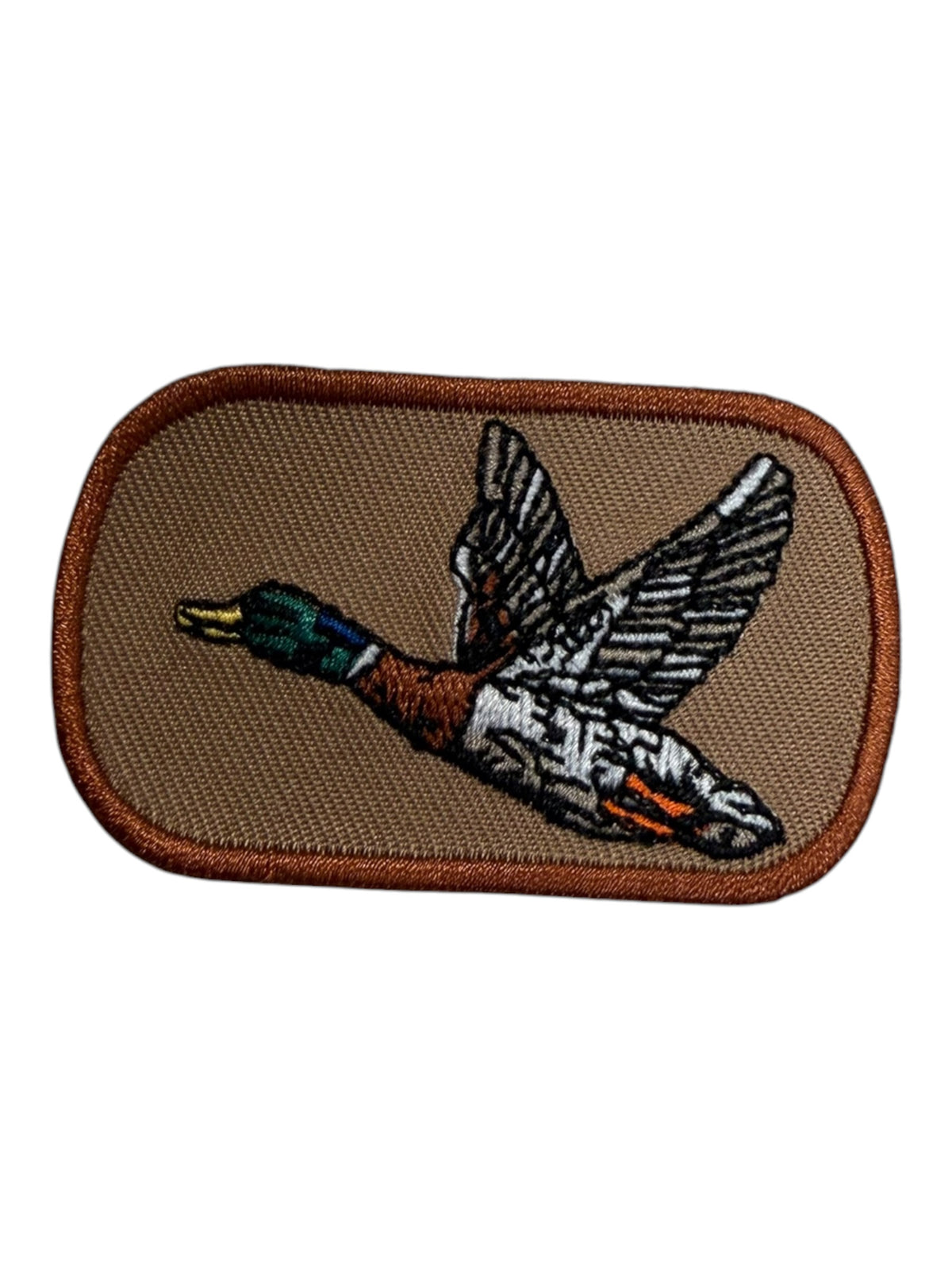Brown patch with duck
