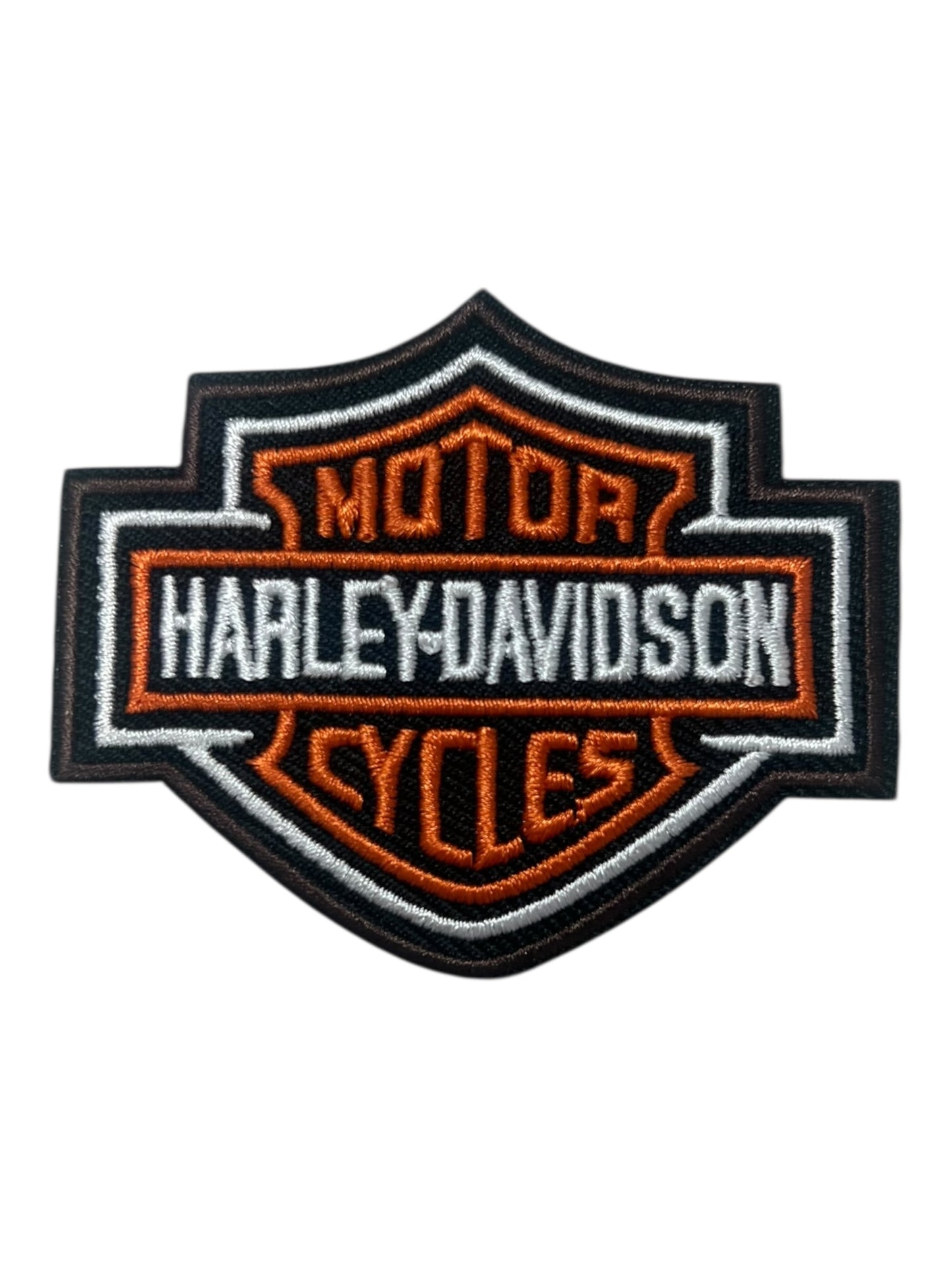 Orange Motorcycle 3” across