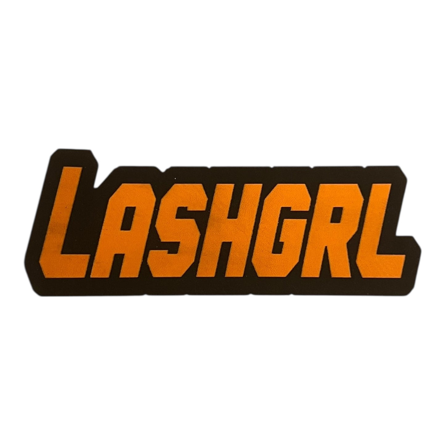 Letterette Lash Grl iron on patch