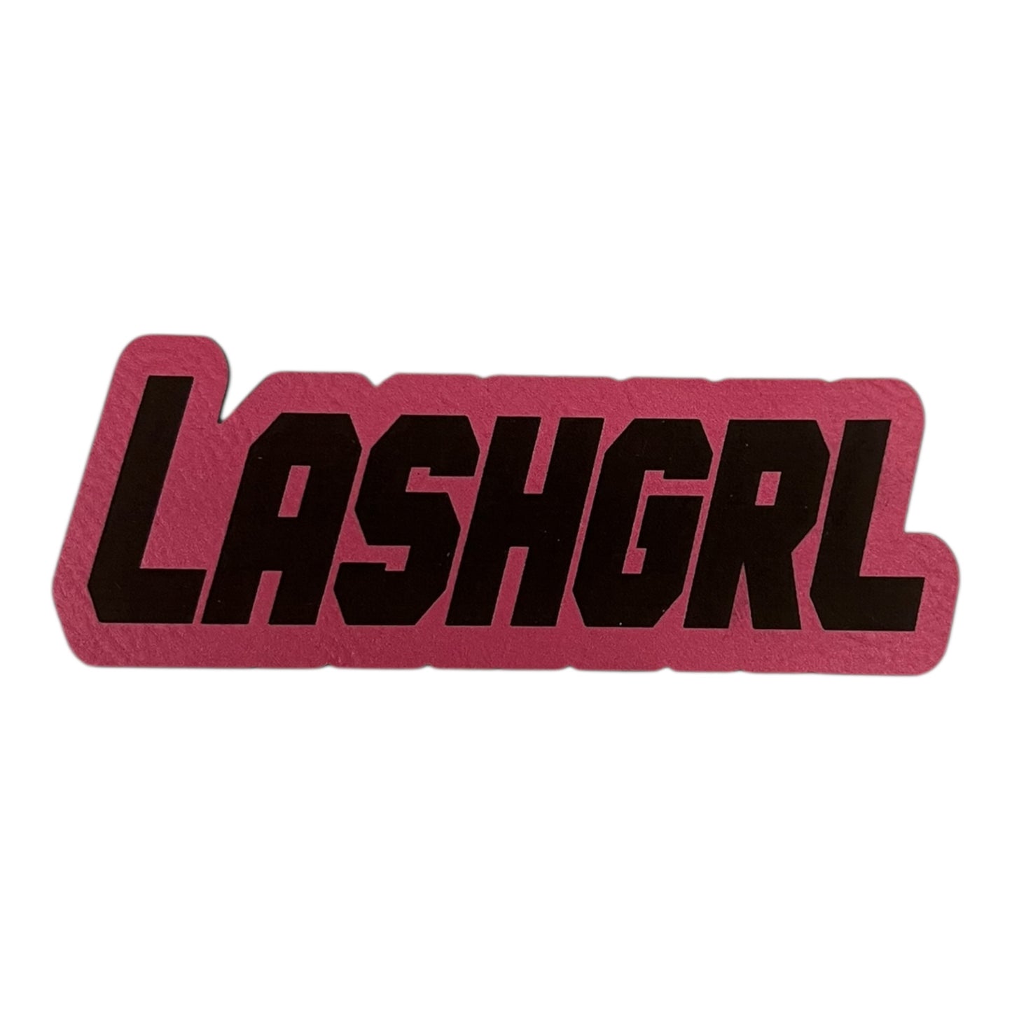 Letterette Lash Grl iron on patch