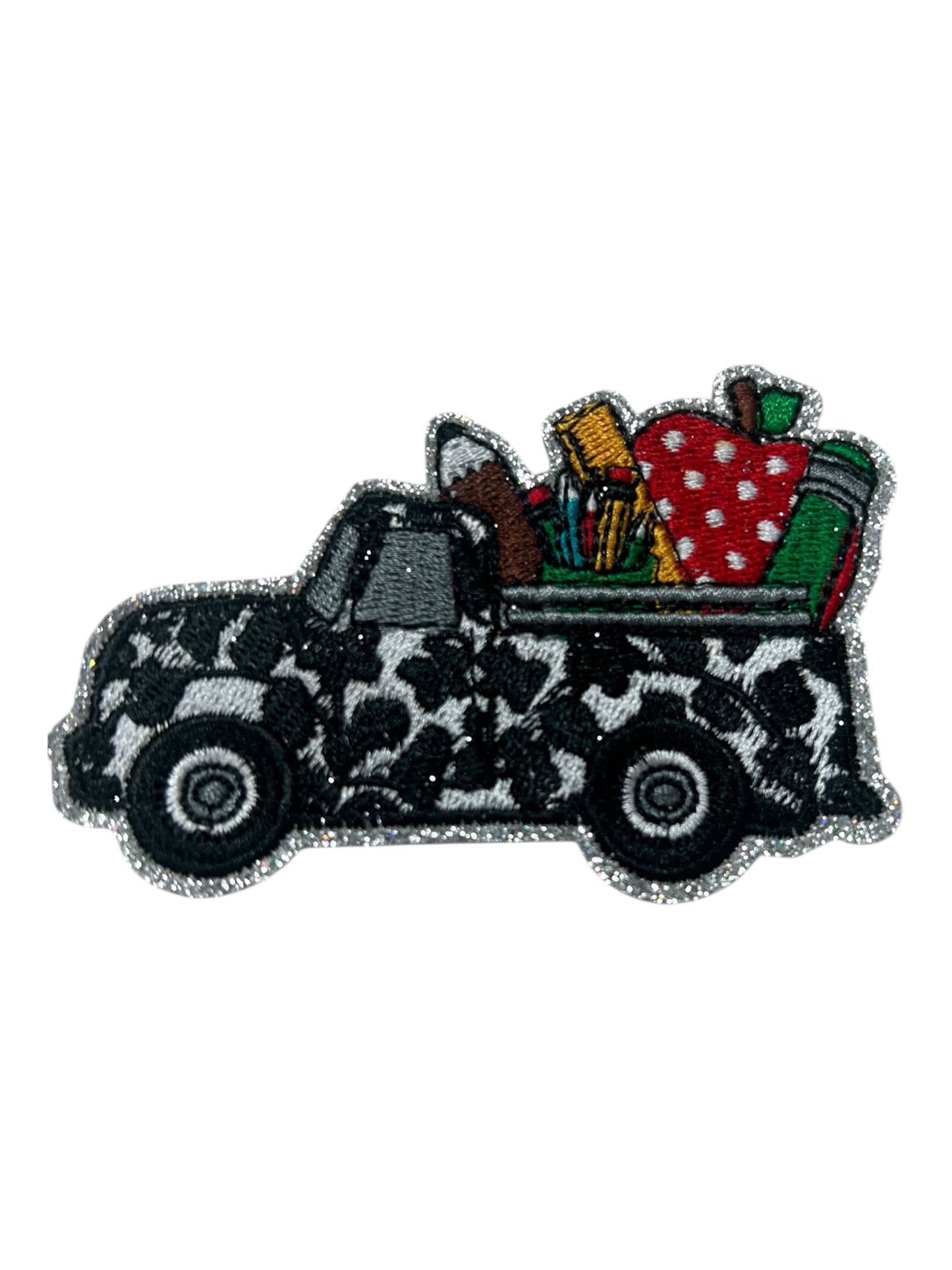 Truck with teacher supplies