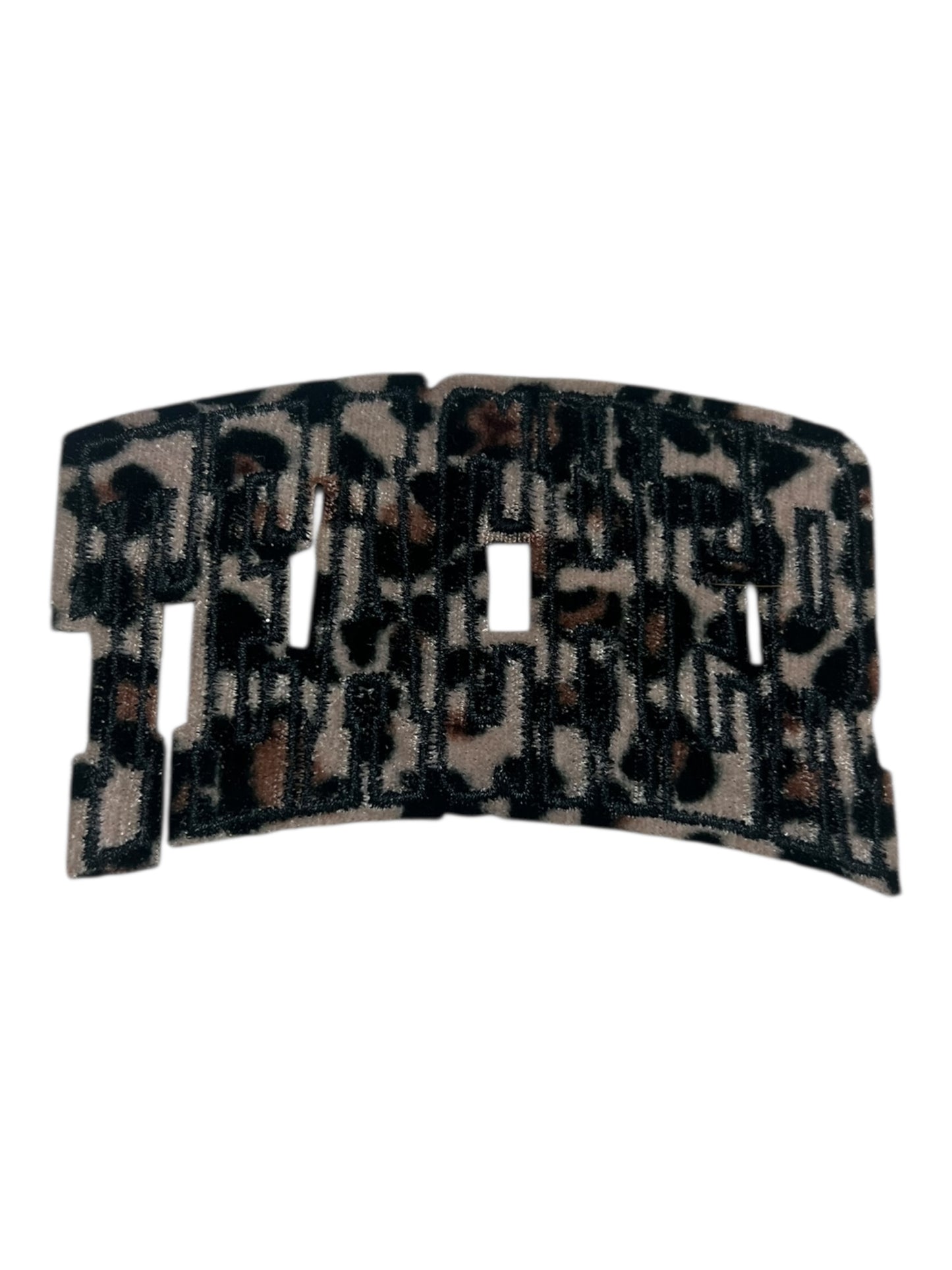 Teacher leopard print