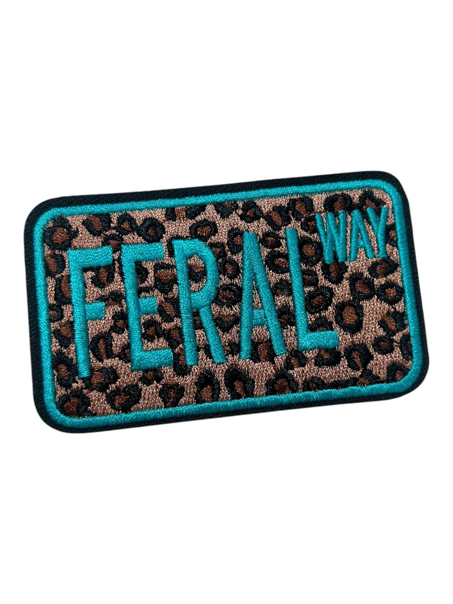 Feral turquoise and leopard