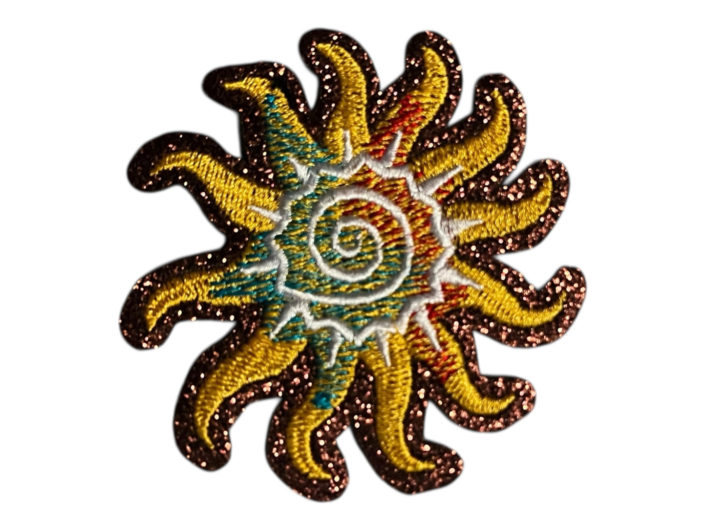 Tye dye sun face