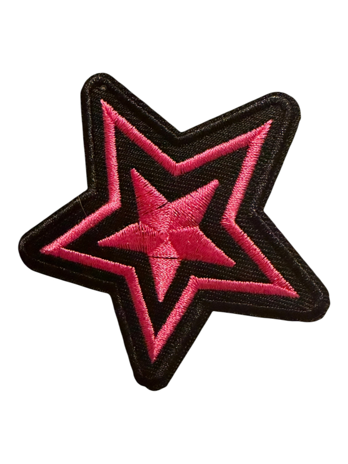 Pink and blank star
