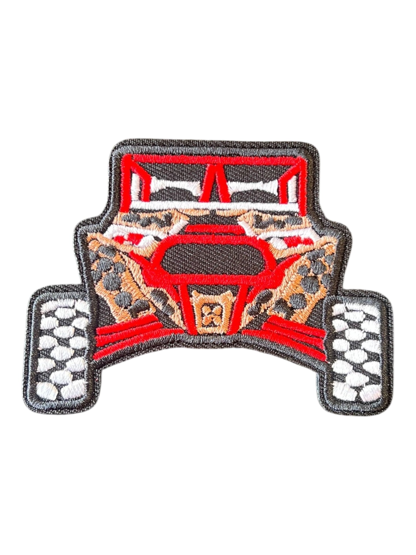 SXS non glitter leopard red