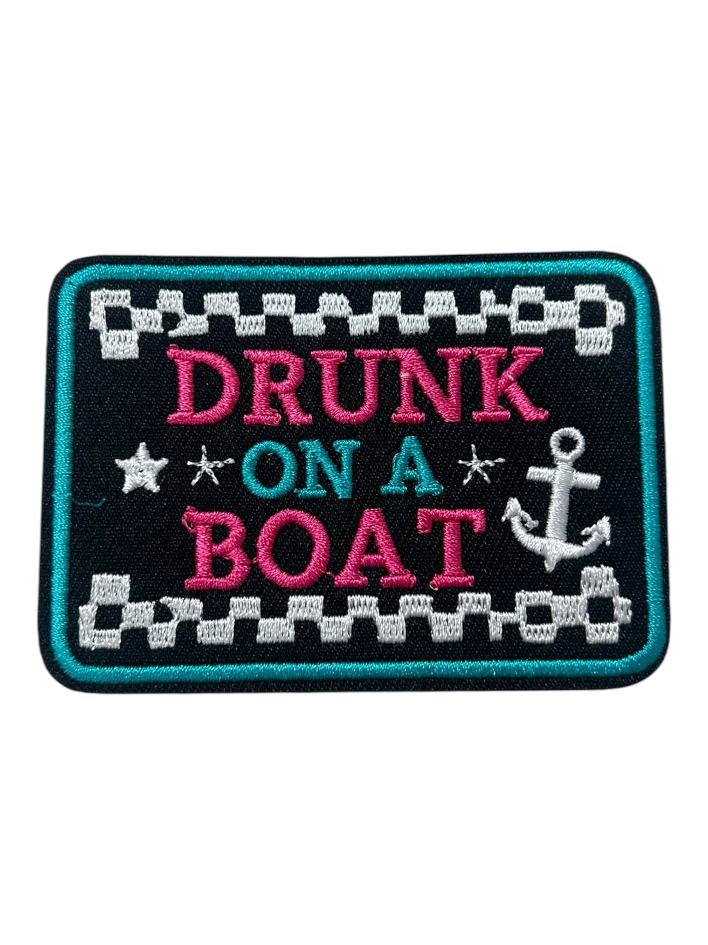 Drunk on a boat