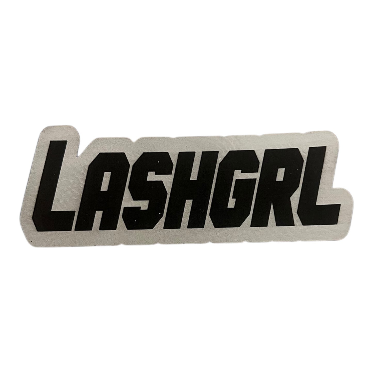 Letterette Lash Grl iron on patch