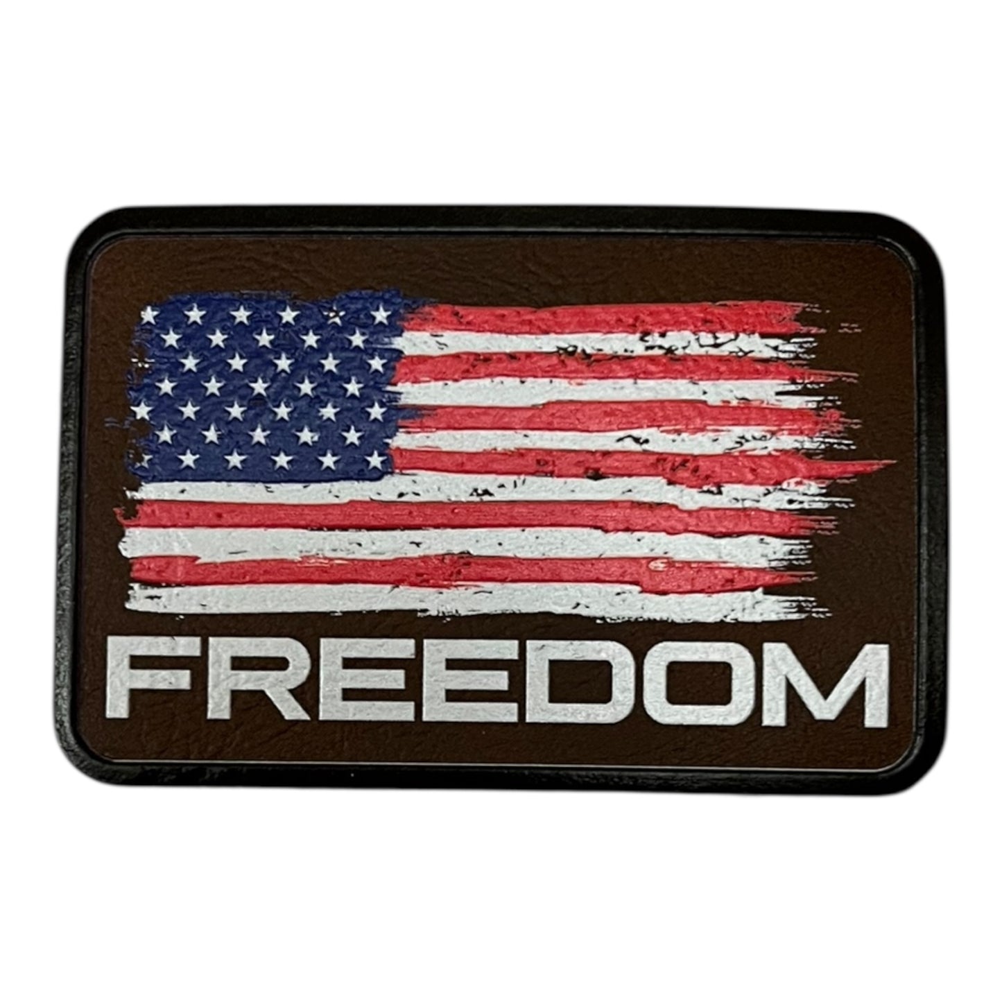 Leatherette Freedom Iron on Patch