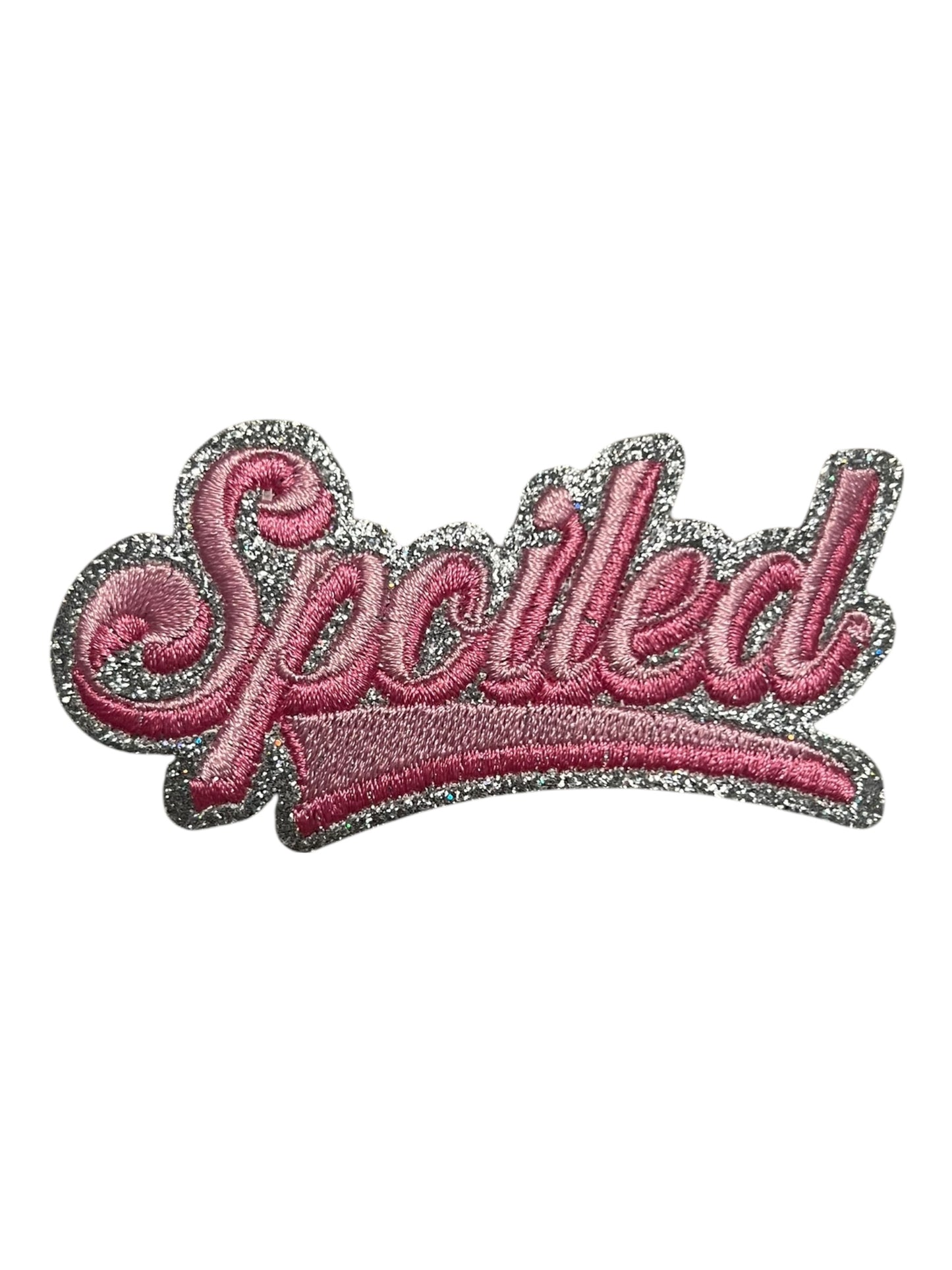 Spoiled w/ silver glitter