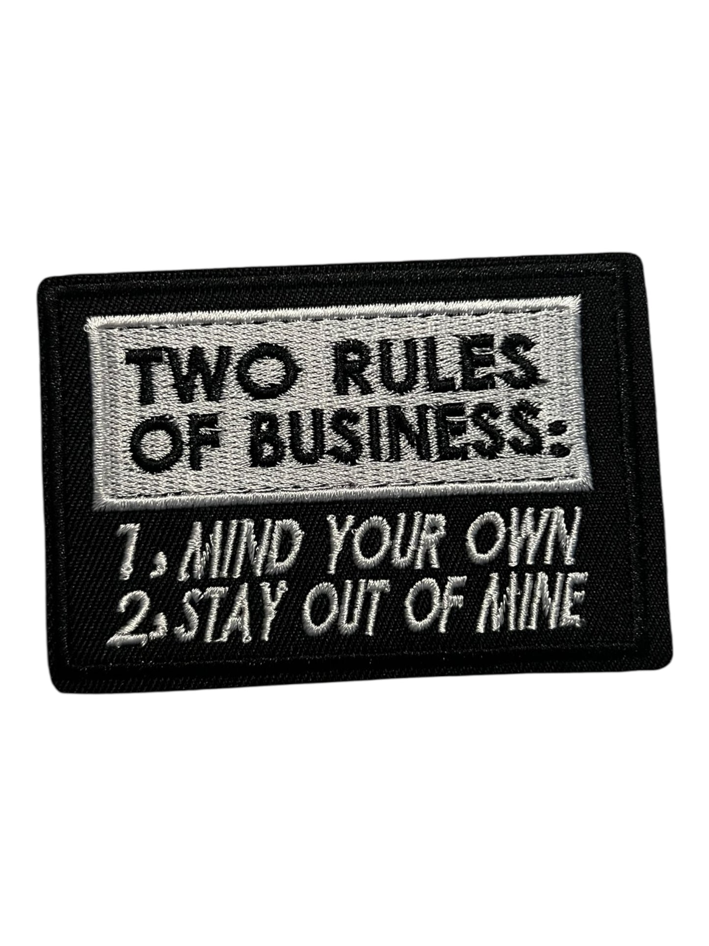 Two rules of business